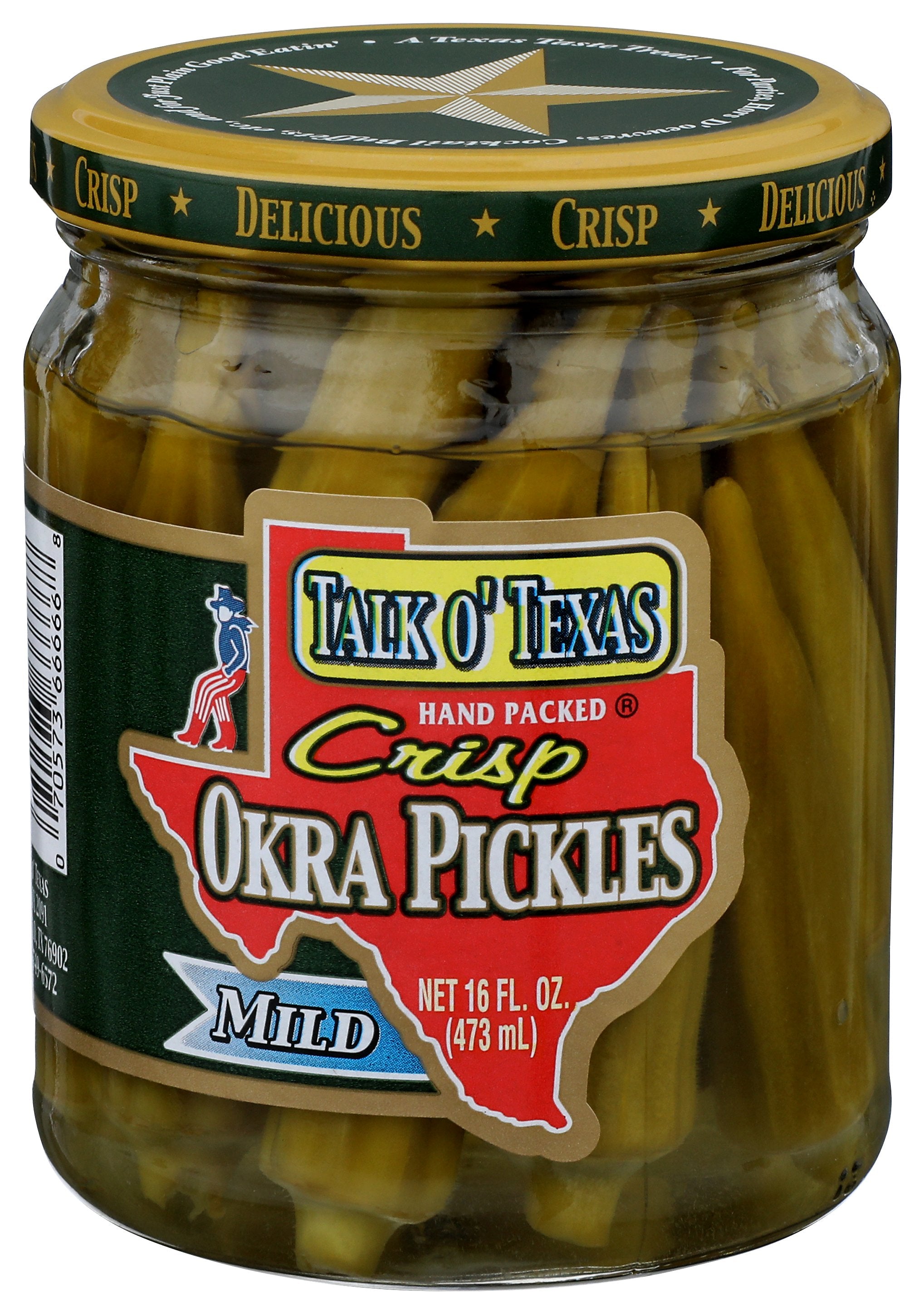TALK O TEXAS OKRA PICKLED MILD - Case of 12