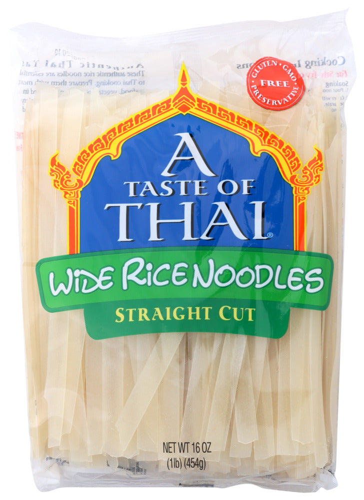 Taste of Thai Rice Noodle Extra Wide - Case of 6 - 16 oz