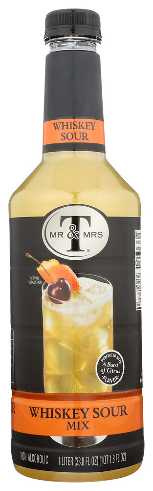 Mr. & Mrs. T Mix Whiskey Sour - Case of 6 - 33.8 fl oz.