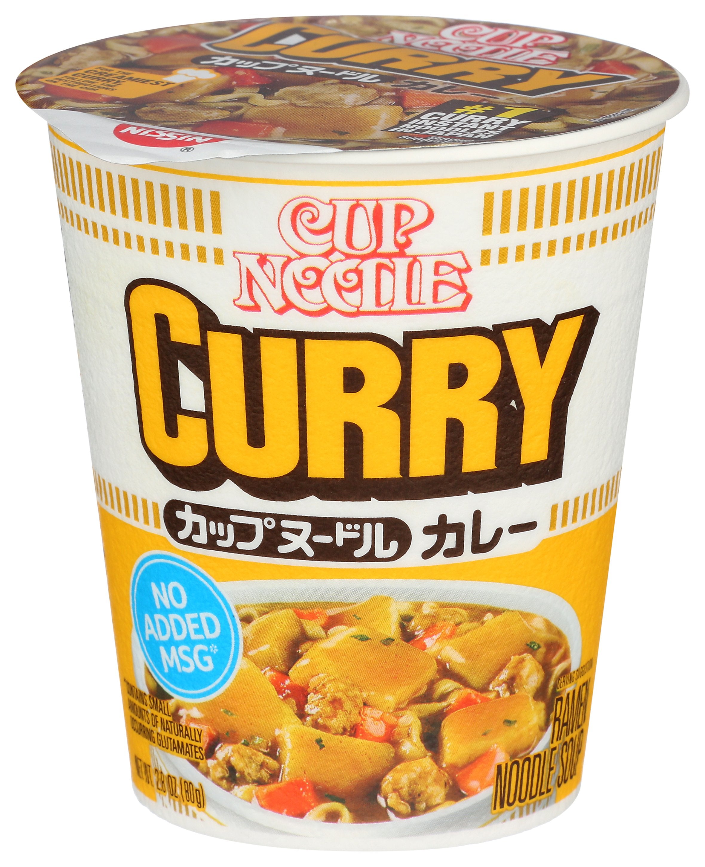 NISSIN NOODLES CURRY - Case of 6