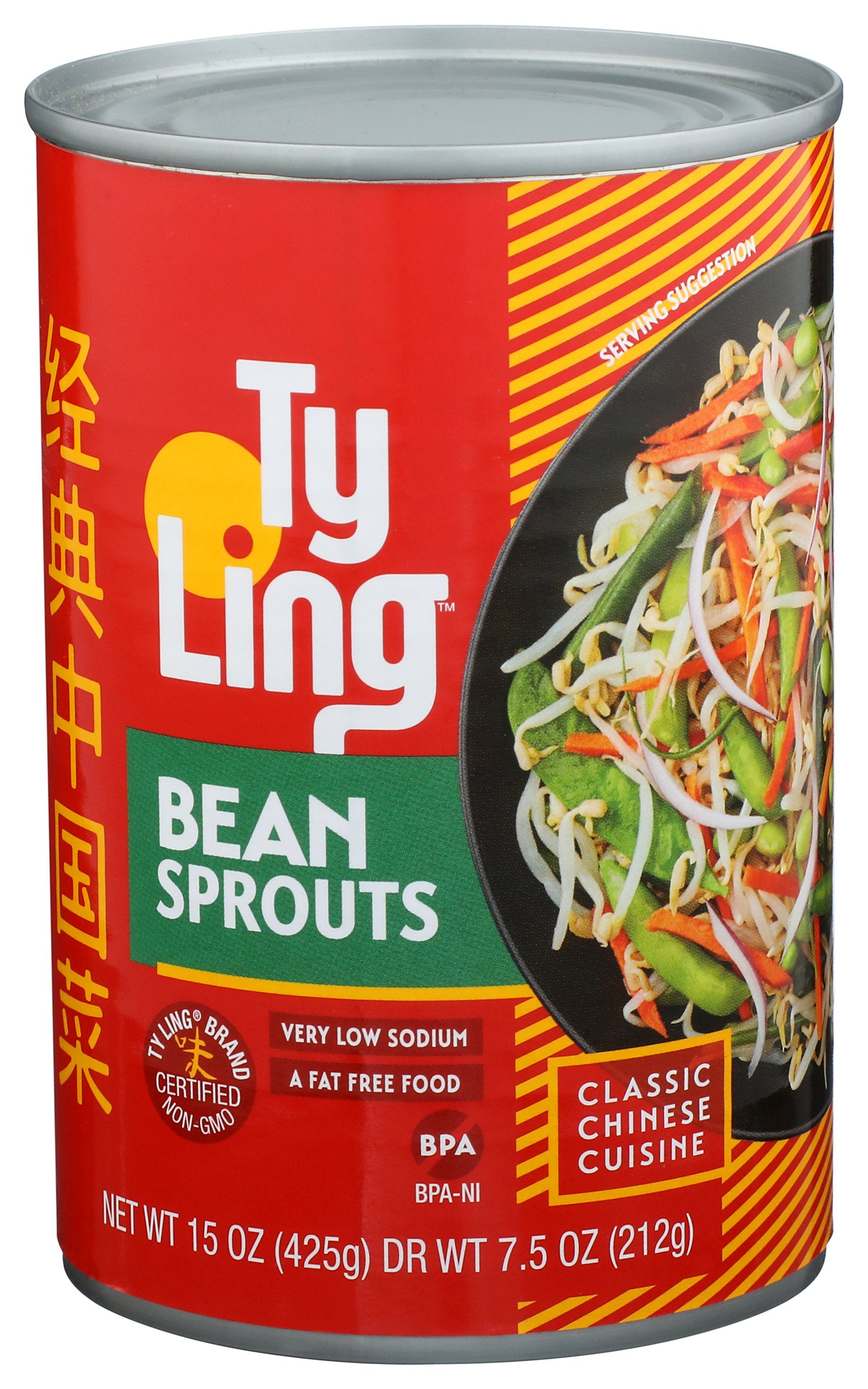 TY LING STIR FRY BEAN SPROUT - Case of 12
