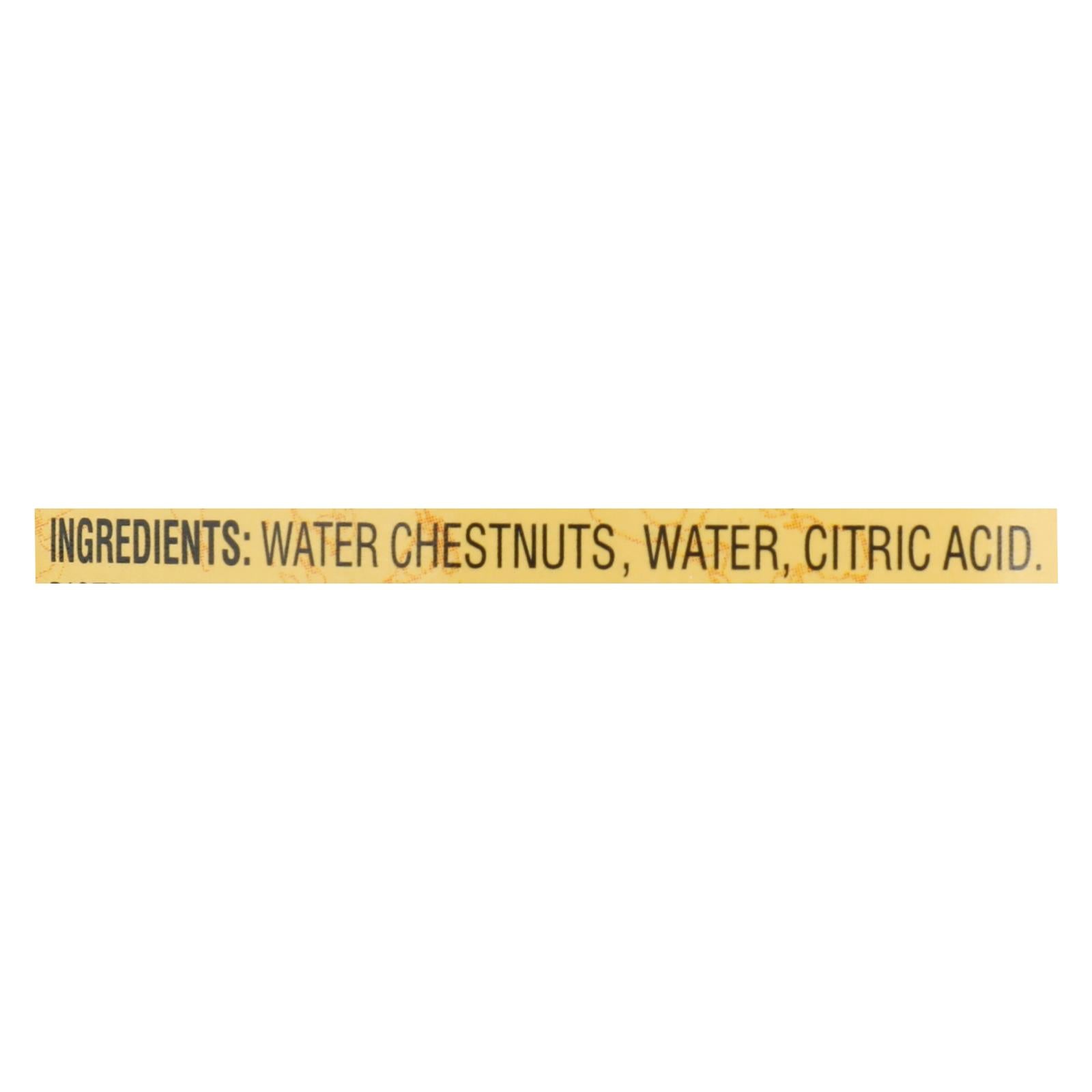Reese Water Chestnuts - Diced - Case Of 24 - 8 Oz