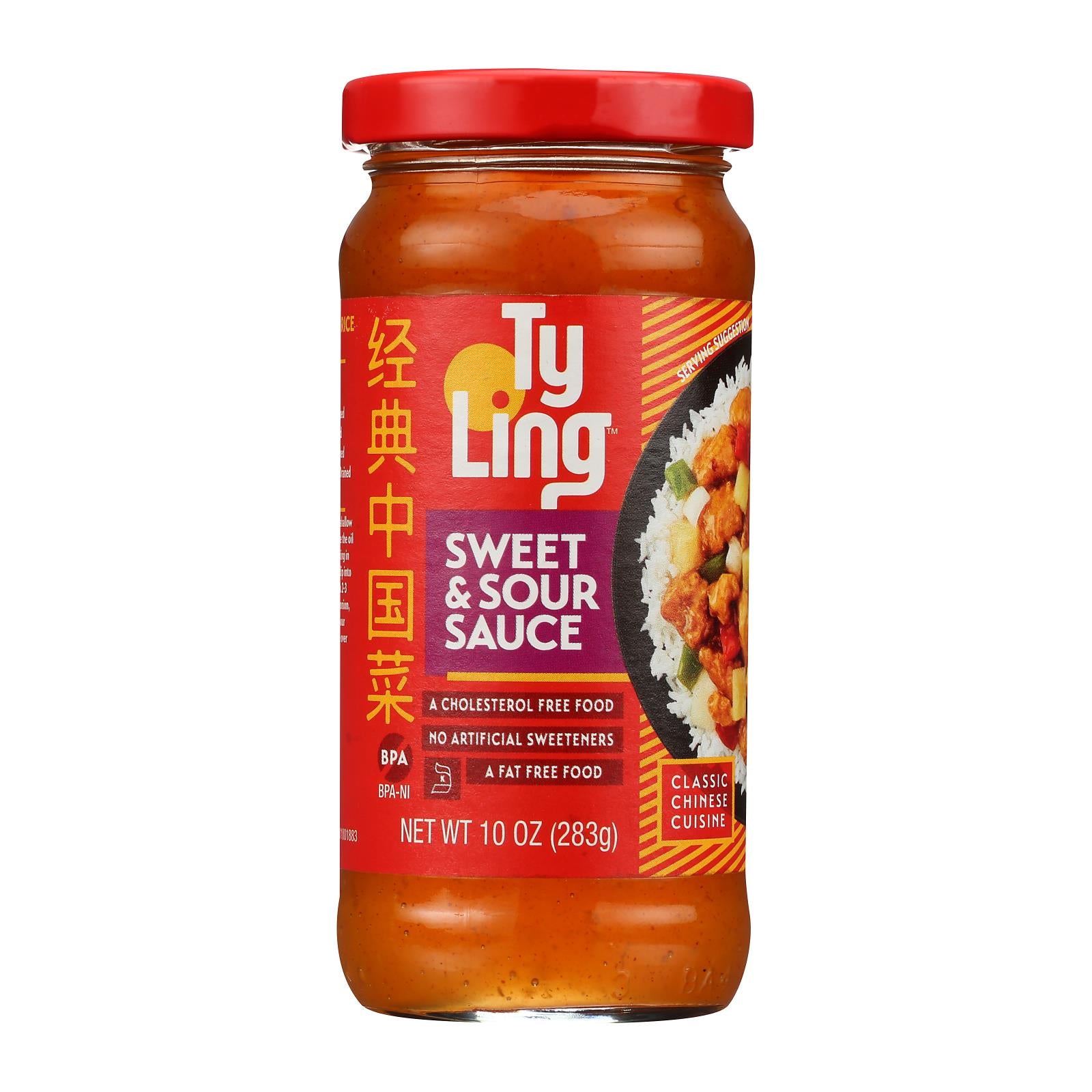 Ty Ling Sauce - Sweetsour - Case Of 12 - 10 Oz