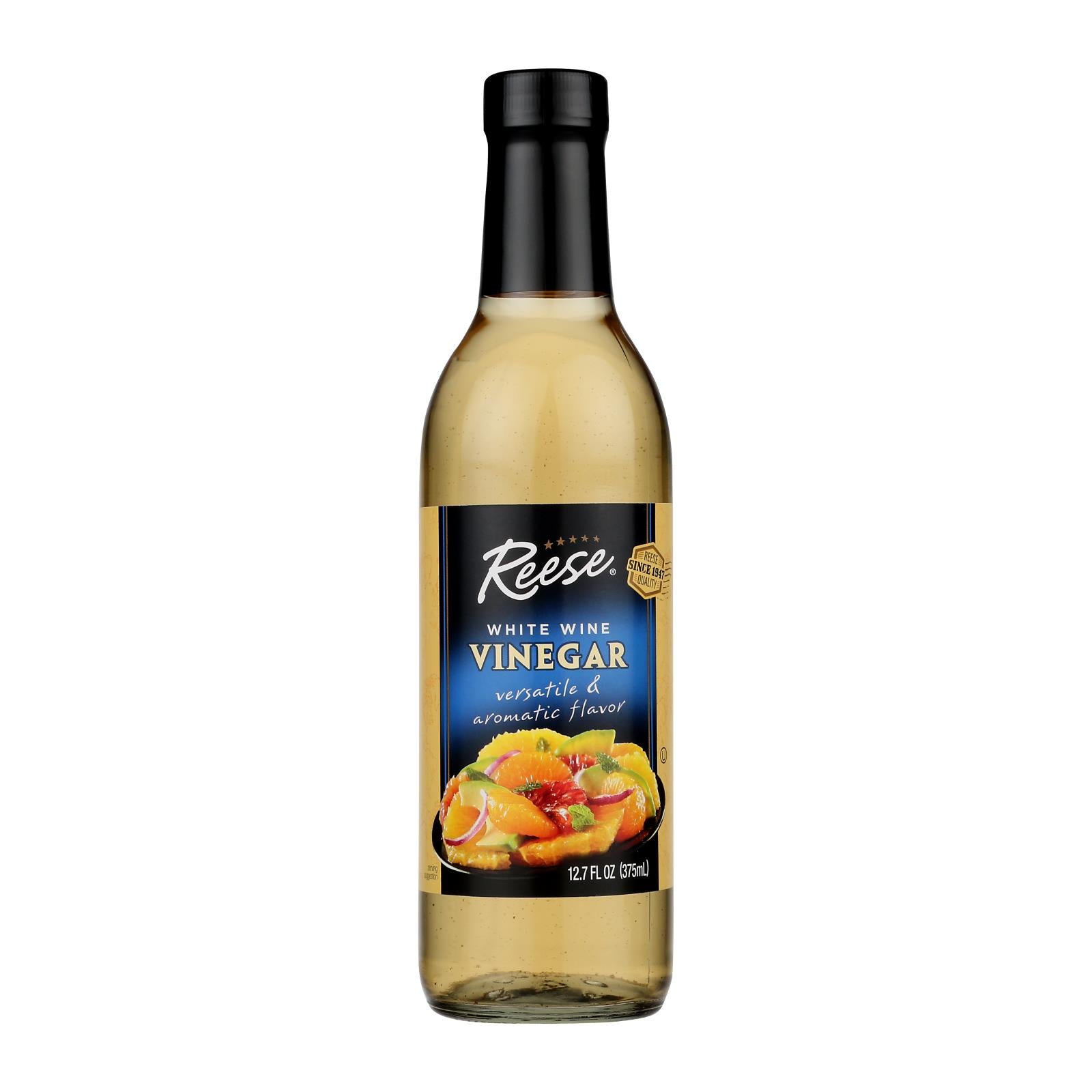 Reese - White Wine Vinegar - Case Of 6 - 12.7 Fl Oz.