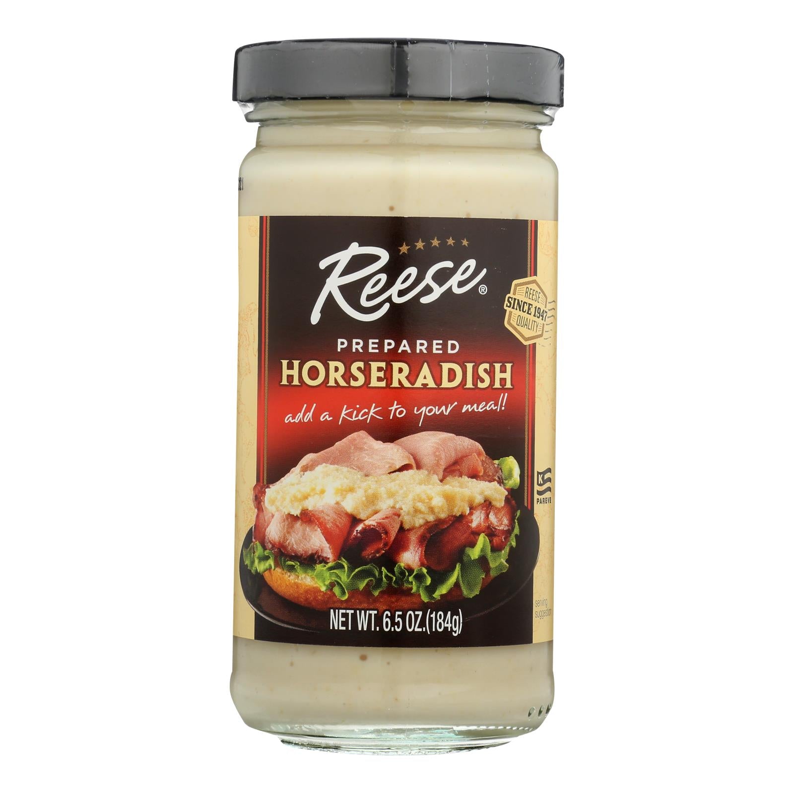 Reese Horseradish - Prepared - Case Of 12 - 6.5 Oz