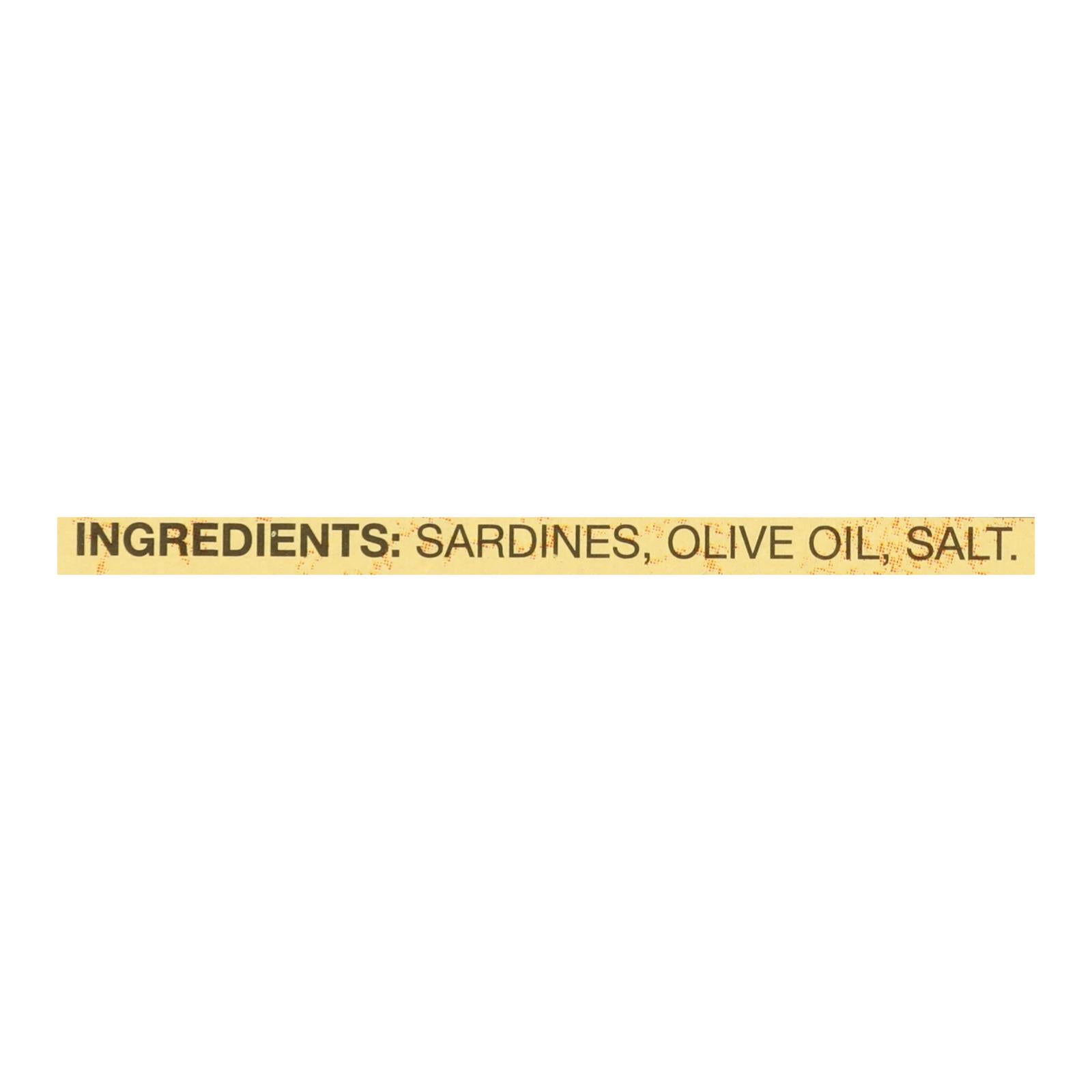 Reese Sardines - Skinless Boneless In Olive Oil - Case Of 10 - 4.37 Oz