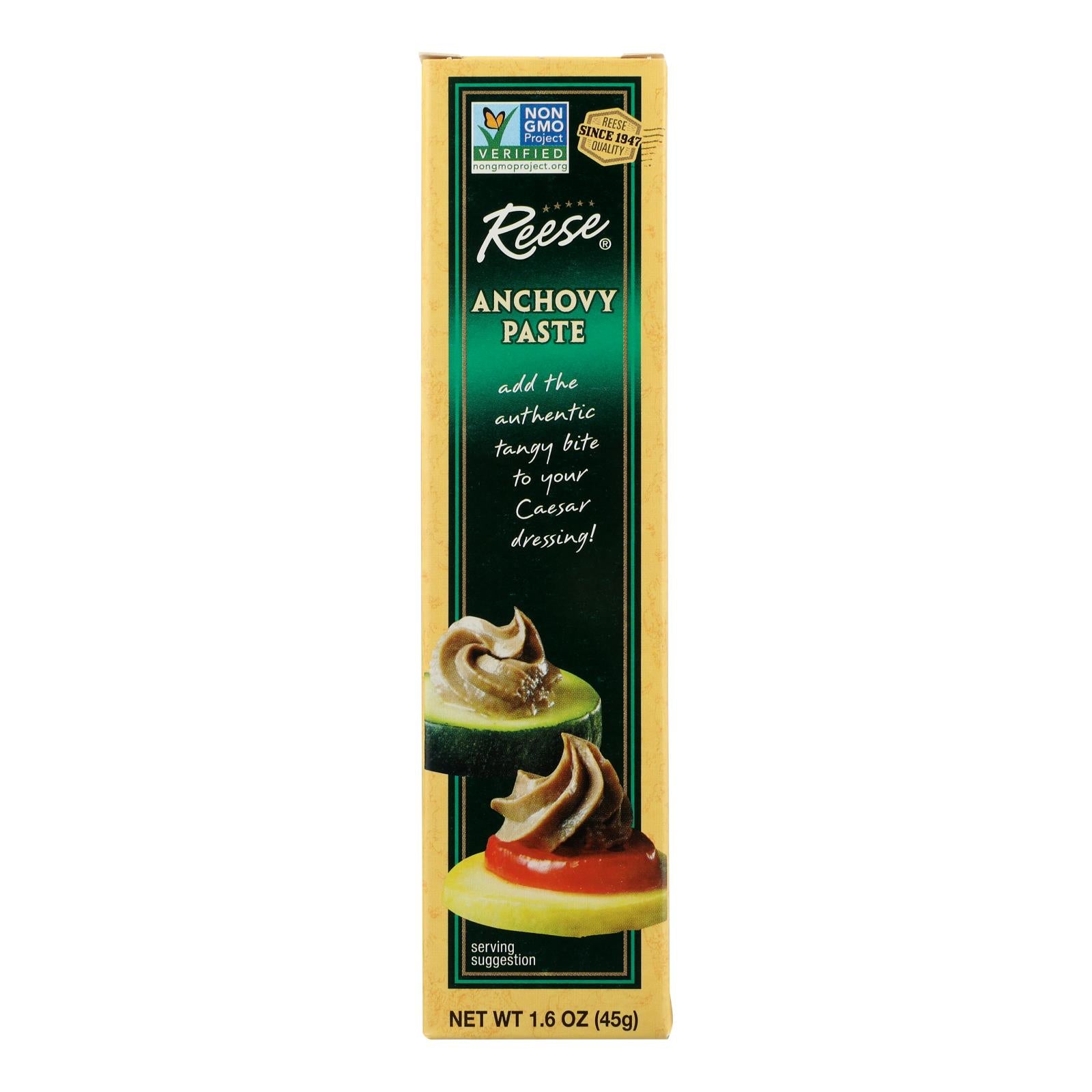 Reese Paste - Anchovy - Case Of 10 - 1.6 Oz