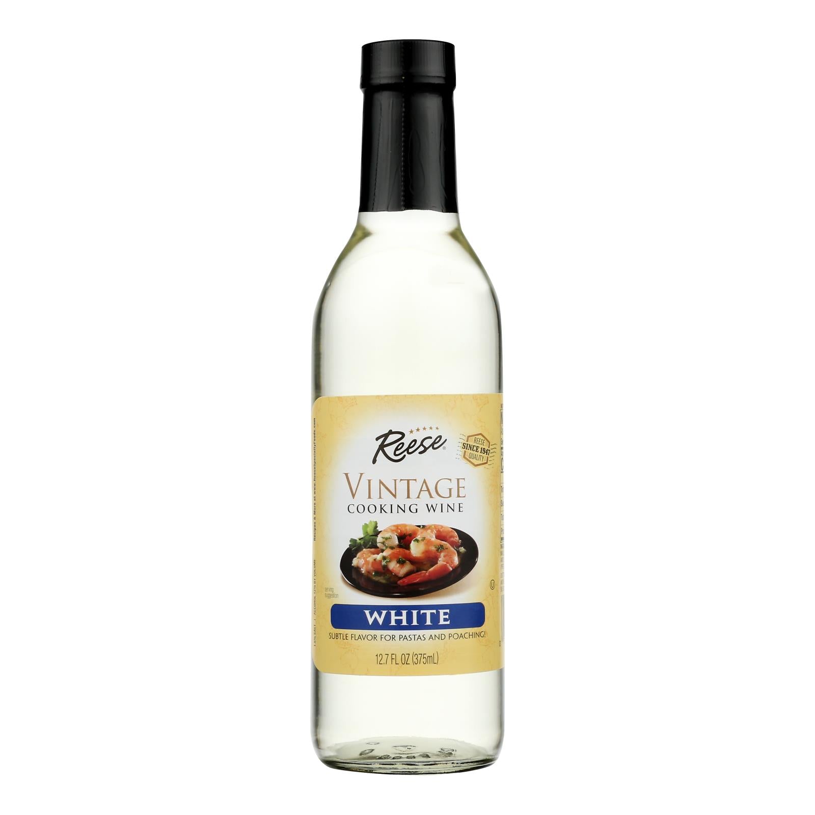Reese Cooking Wine - White - Case Of 6 - 12.7 Fl Oz.