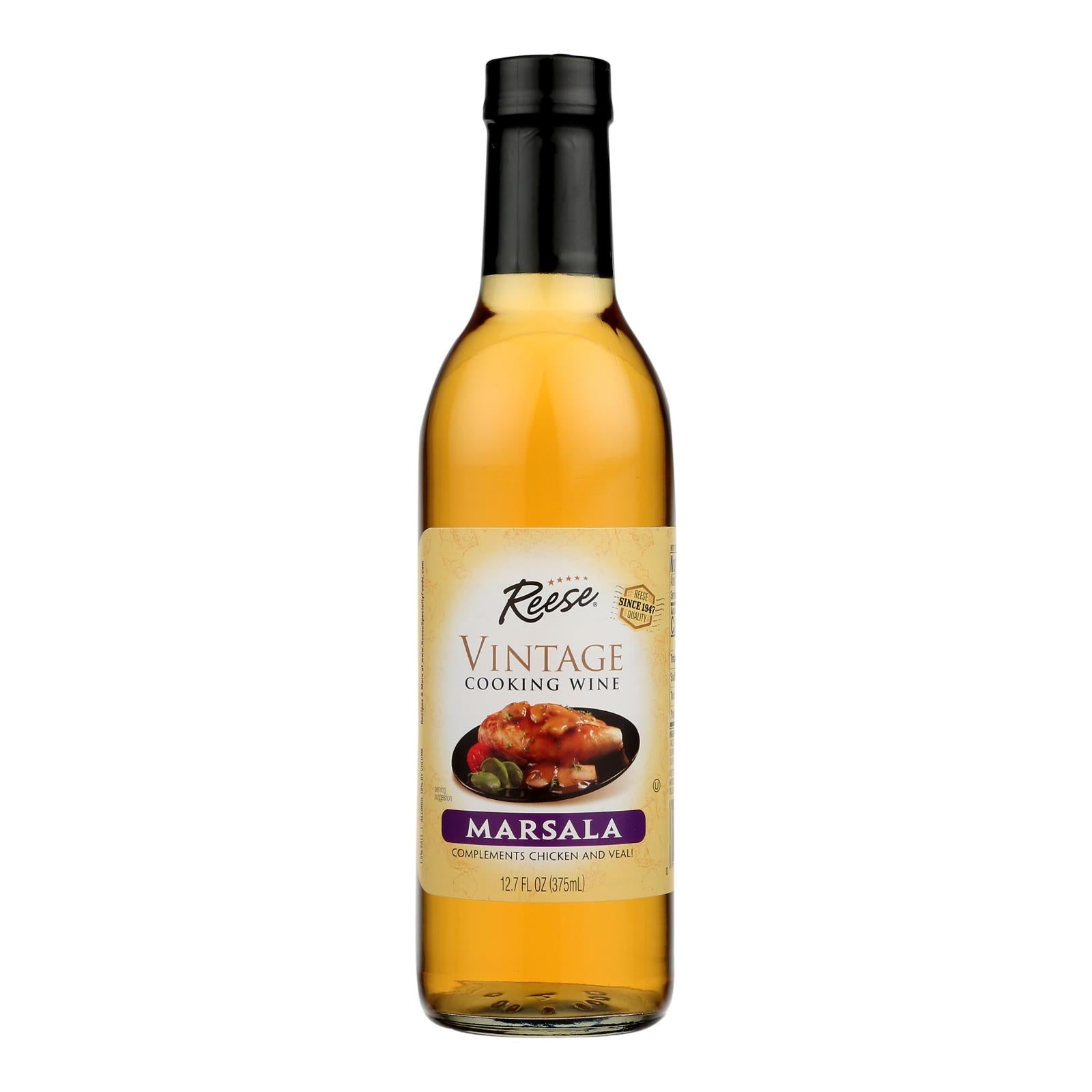 Reese Marsala Cooking Wine - Case Of 6 - 12.7 Fl Oz.