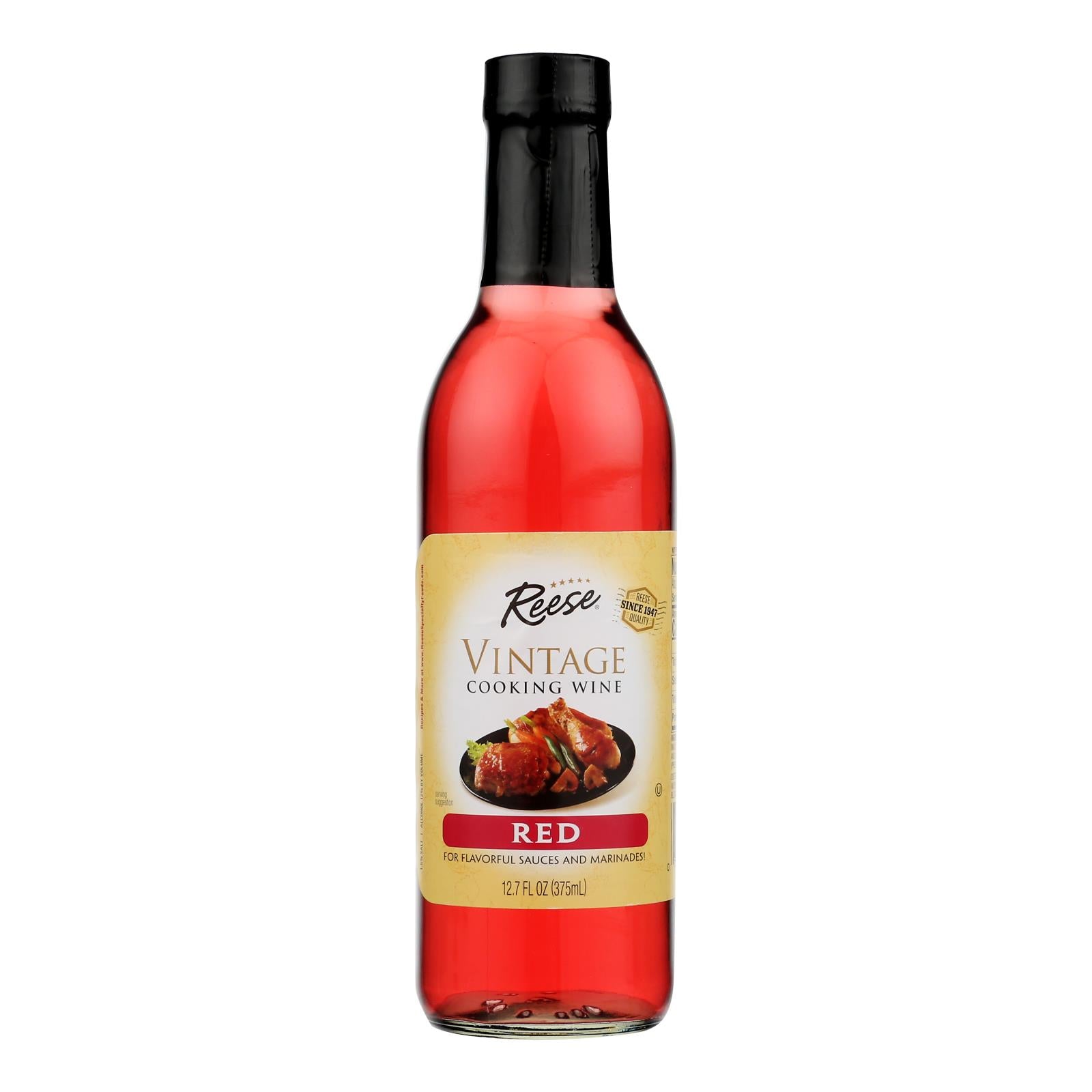 Reese Cooking Wine - Red - Case Of 6 - 12.7 Fl Oz.