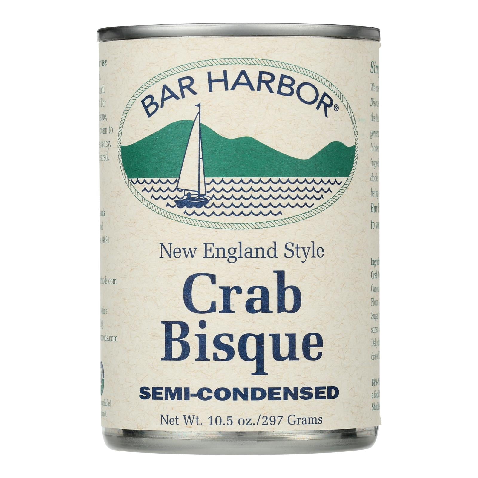 Bar Harbor - Soup Bisque Crab - Case Of 6 - 10.5 Oz.