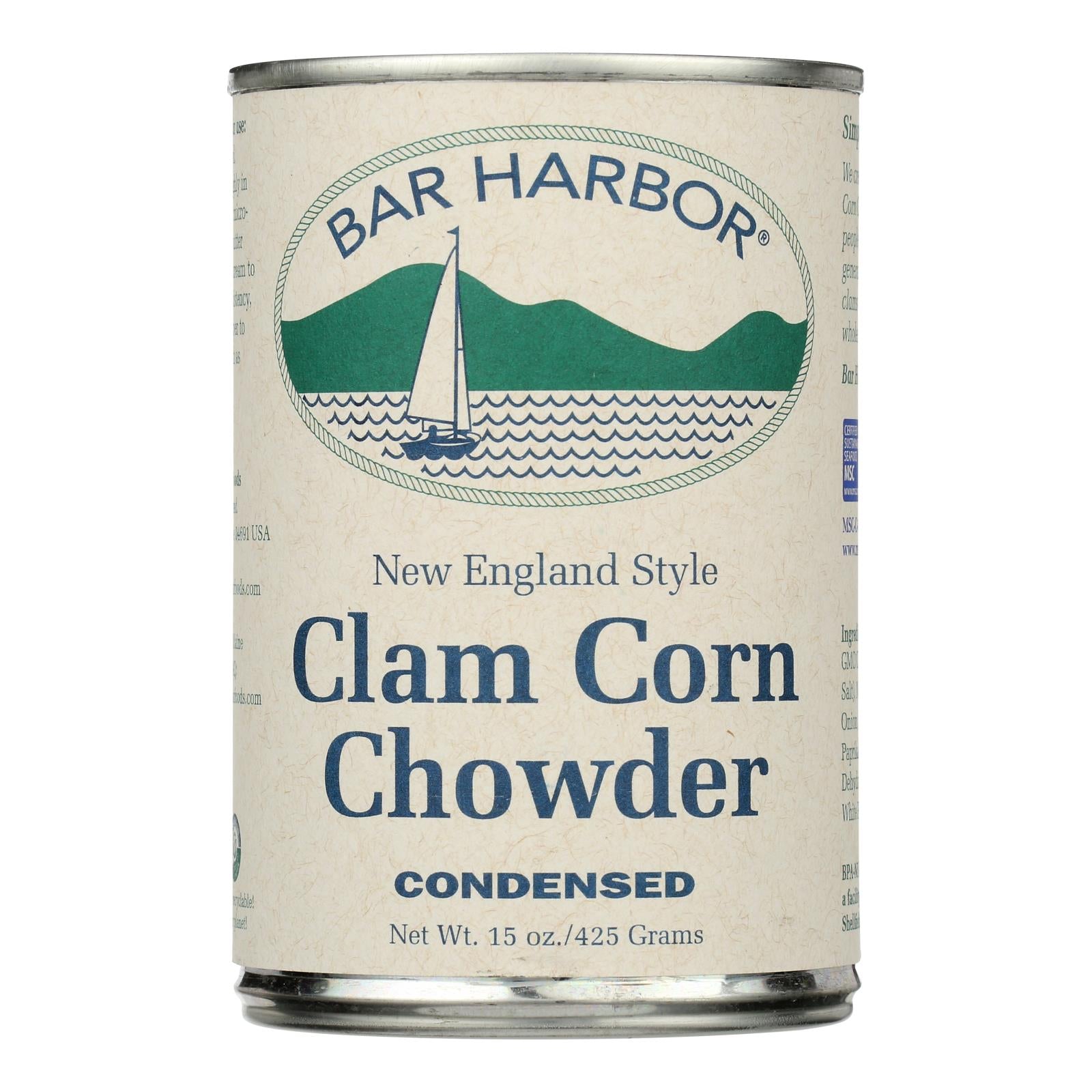Bar Harbor - Clam And Corn Chowder - Case Of 6 - 15 Oz.