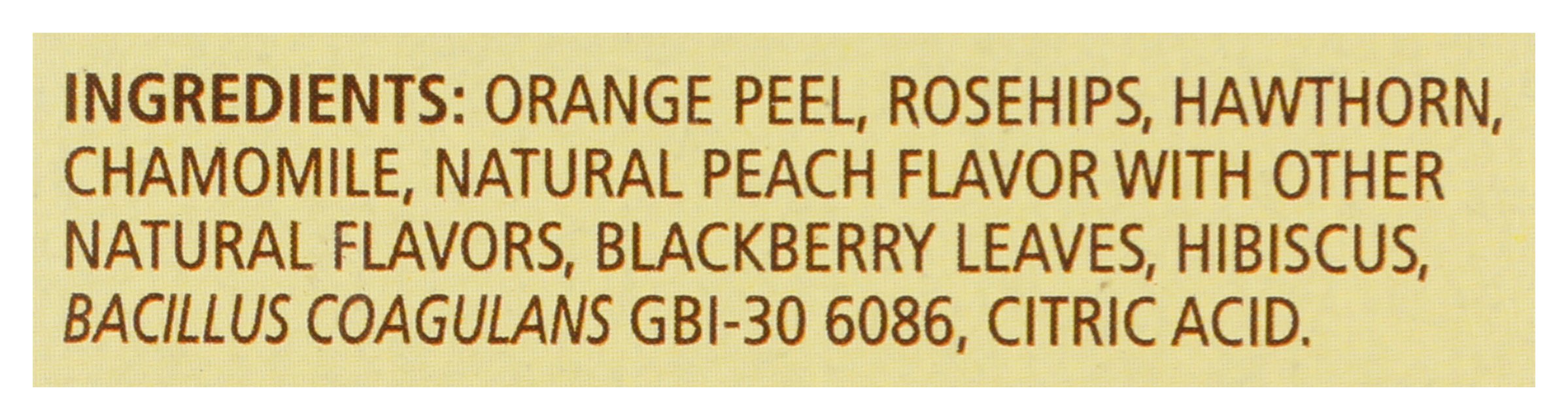 CELESTIAL SEASONINGS TEA COUNTRY PEACH + PROB - Case of 6