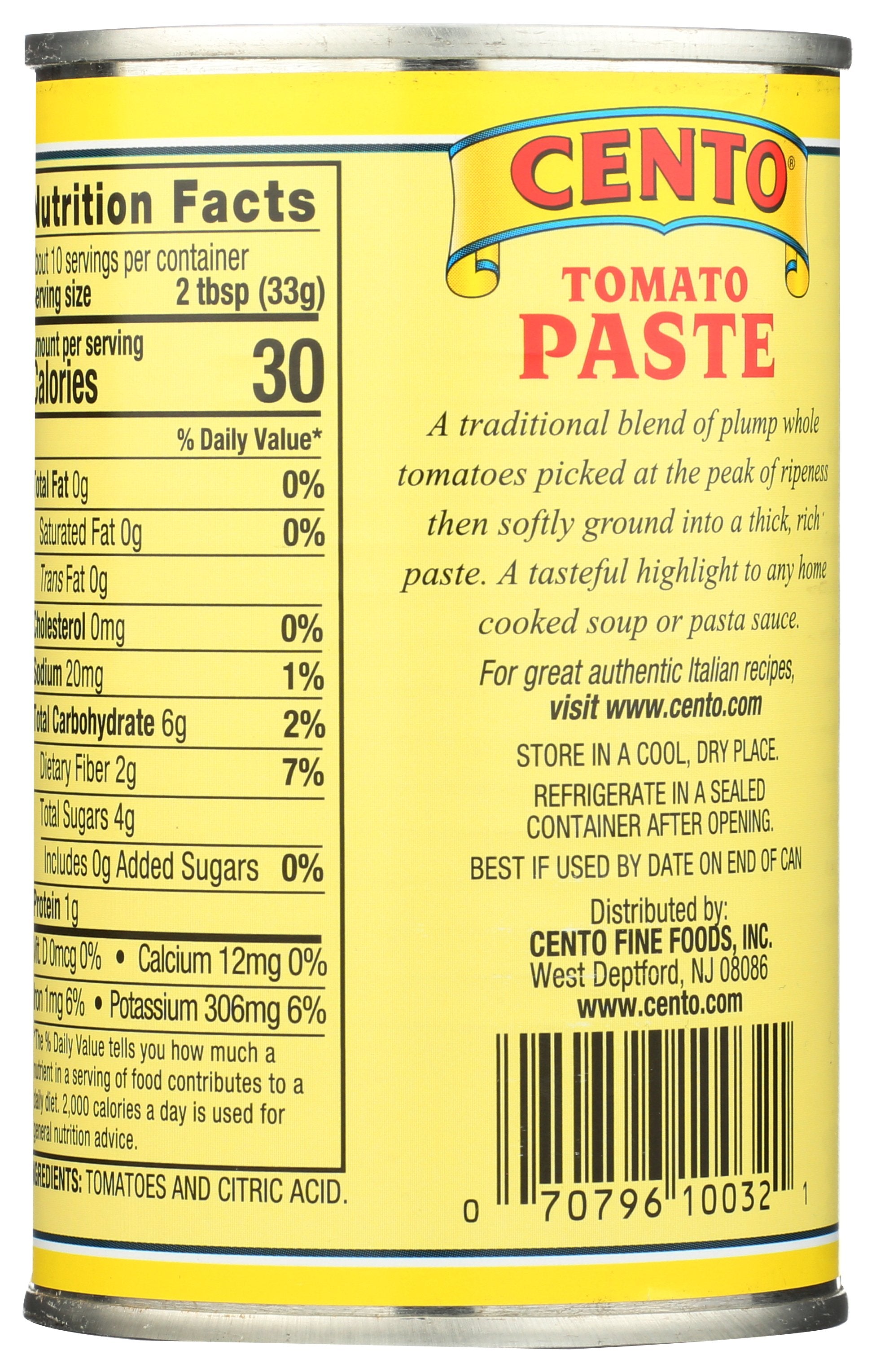 CENTO TOMATO PASTE - Case of 24 [CENTO TOMATO PASTE - 12 OZ]