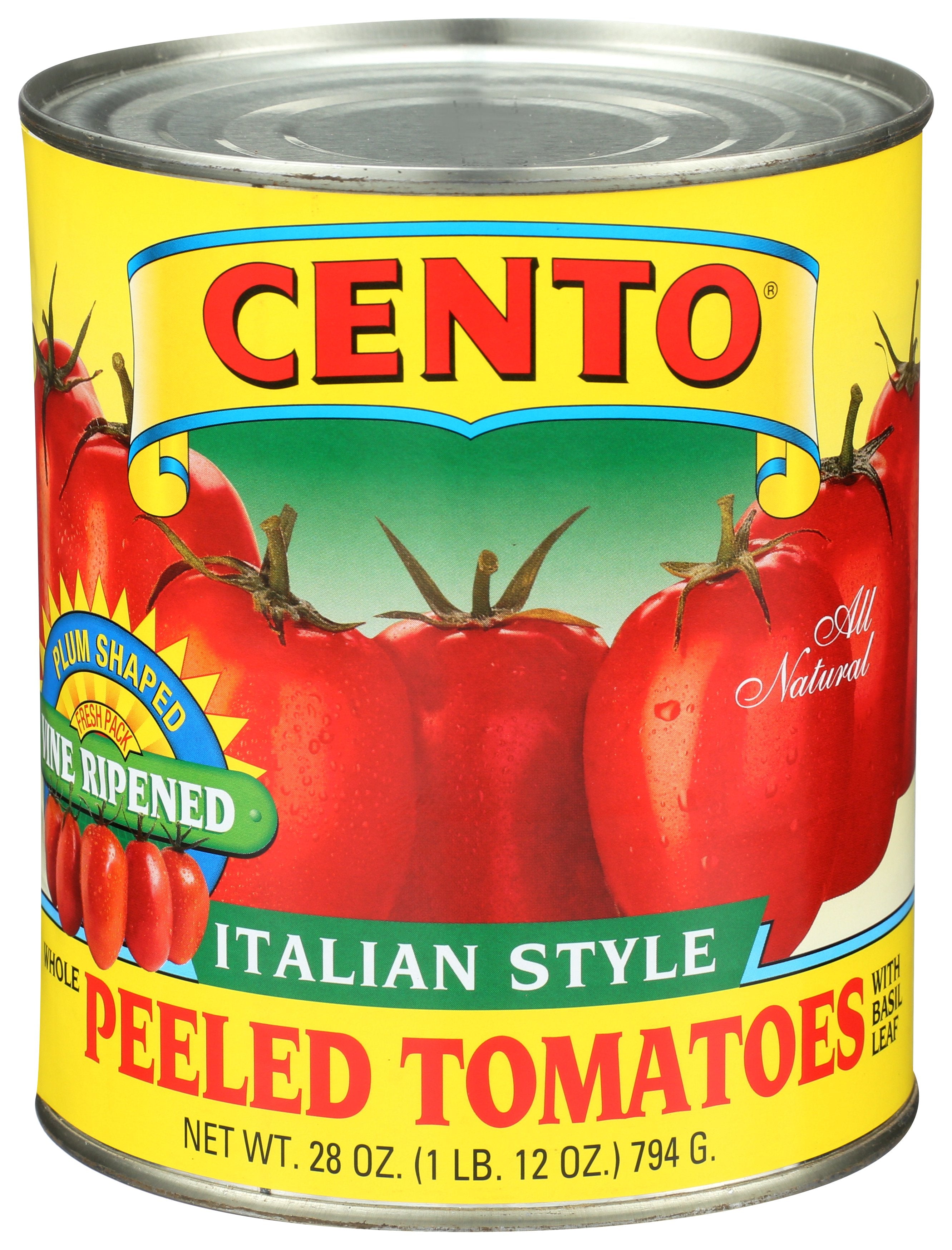 CENTO TOMATO PLUM PEELED - Case of 12