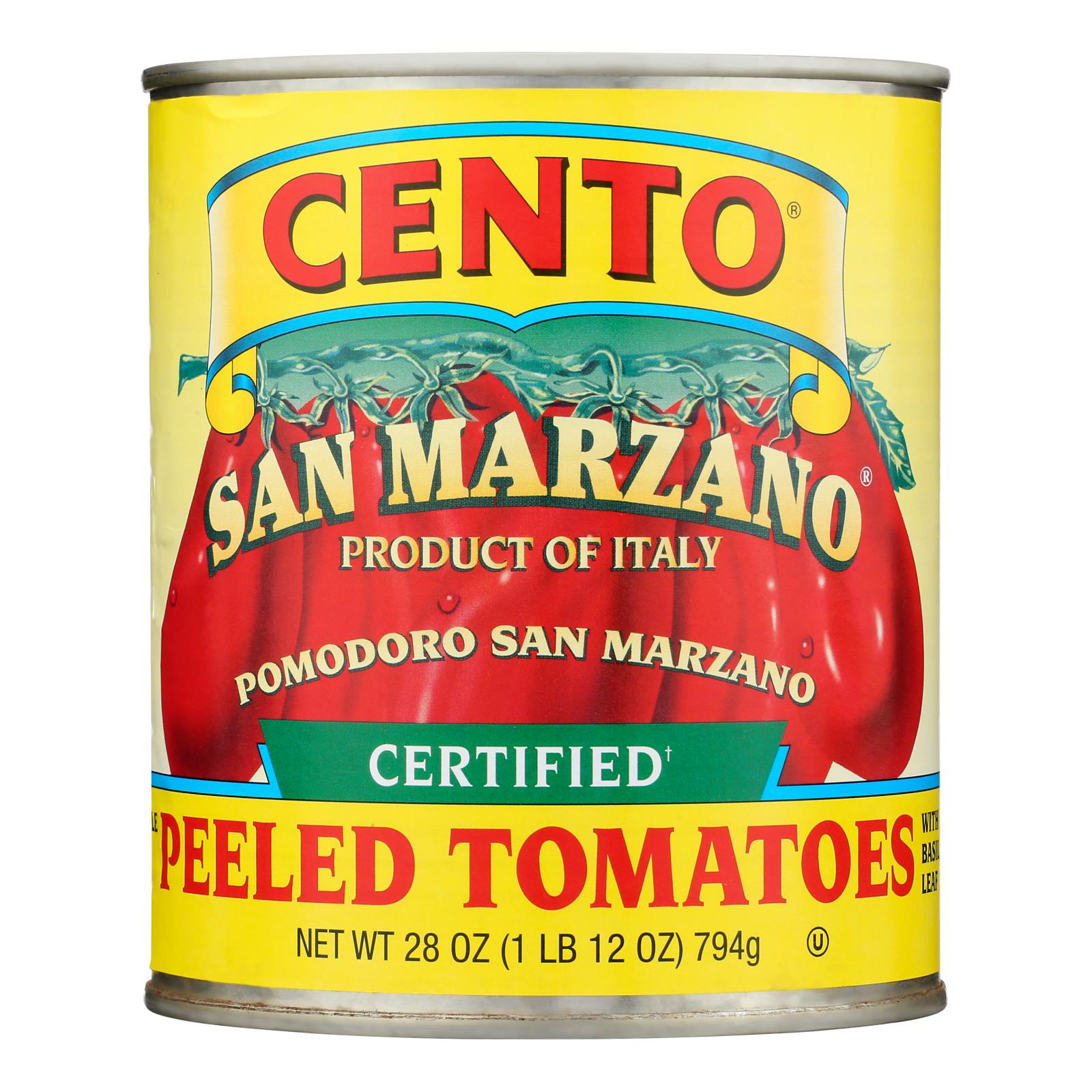 Cento - Peeled Tomatoes - Case Of 12 - 28 Oz.