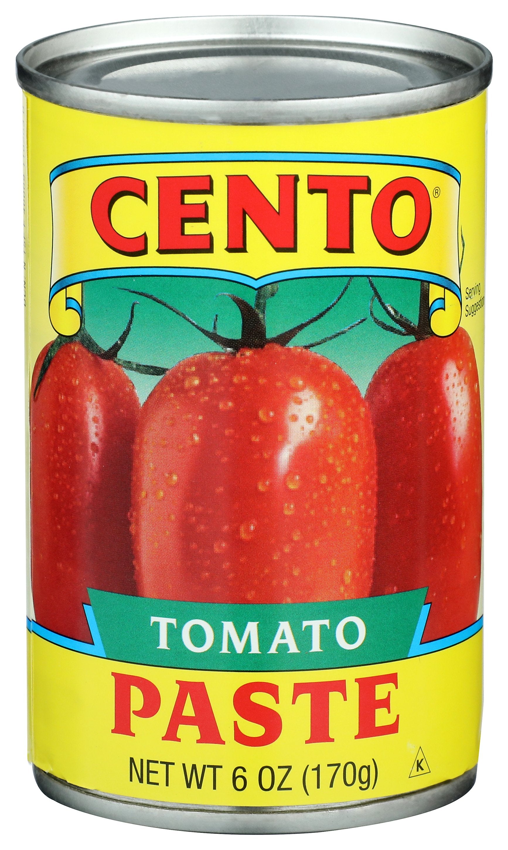 CENTO TOMATO PASTE - Case of 24 [CENTO - TOMATO PASTE - 6 OUNCE - 6 OZ]