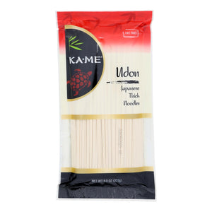 Ka'me Udon Japanese Thick Noodles - Case Of 12 - 8 Oz