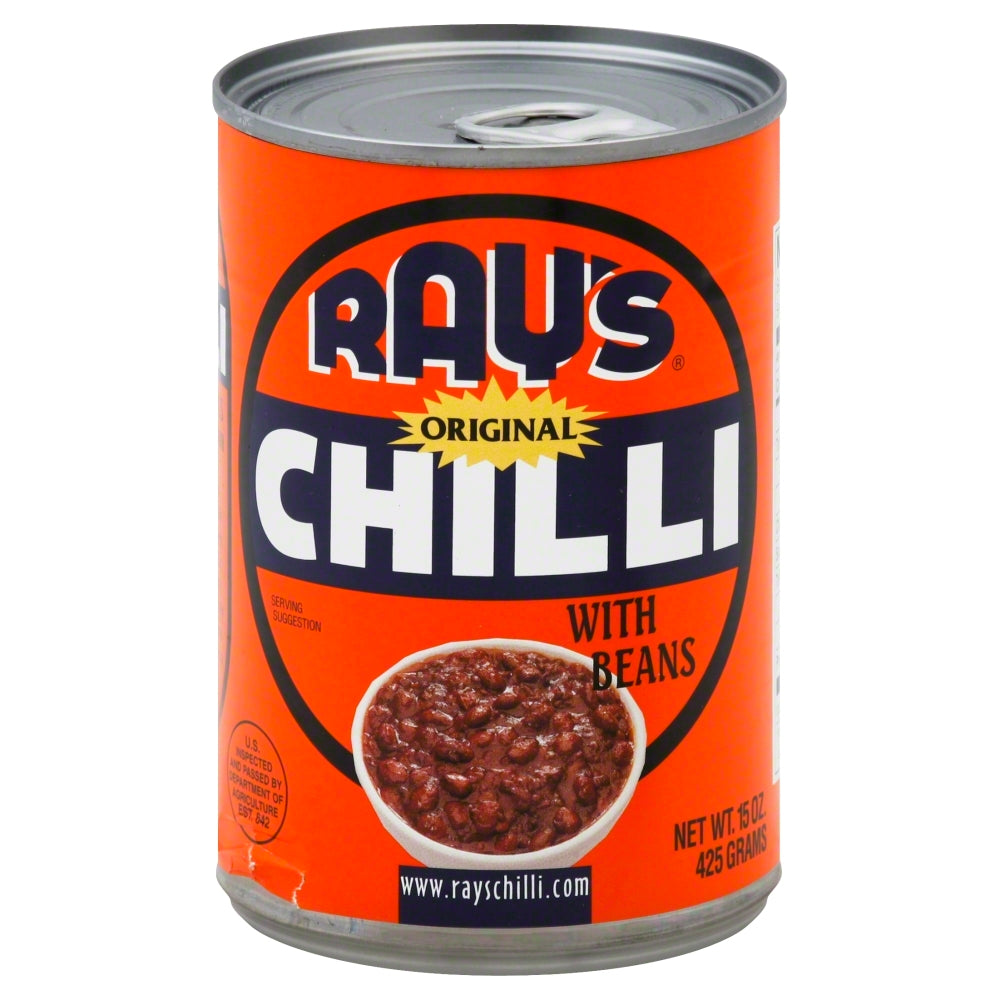 Rays Chili Original with Bean - Case of 12 - 15 oz