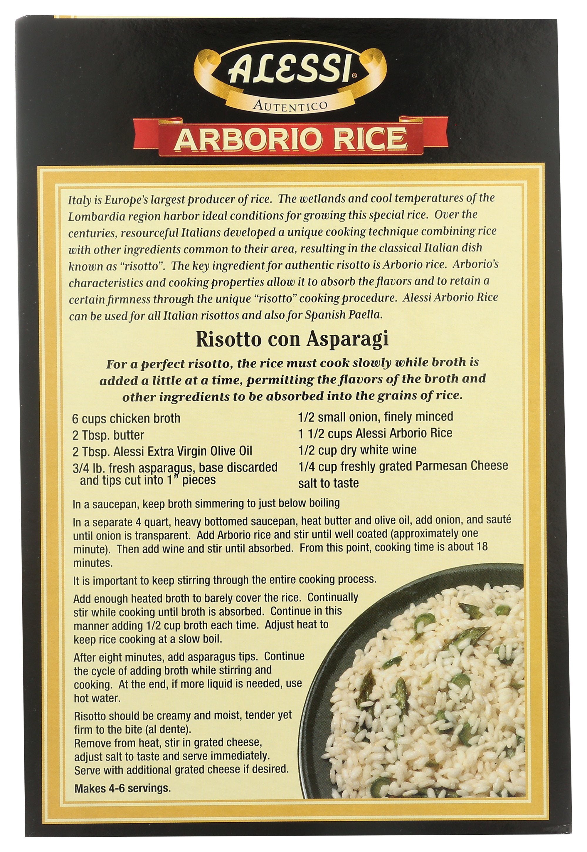 ALESSI RICE ARBORIO - Case of 10