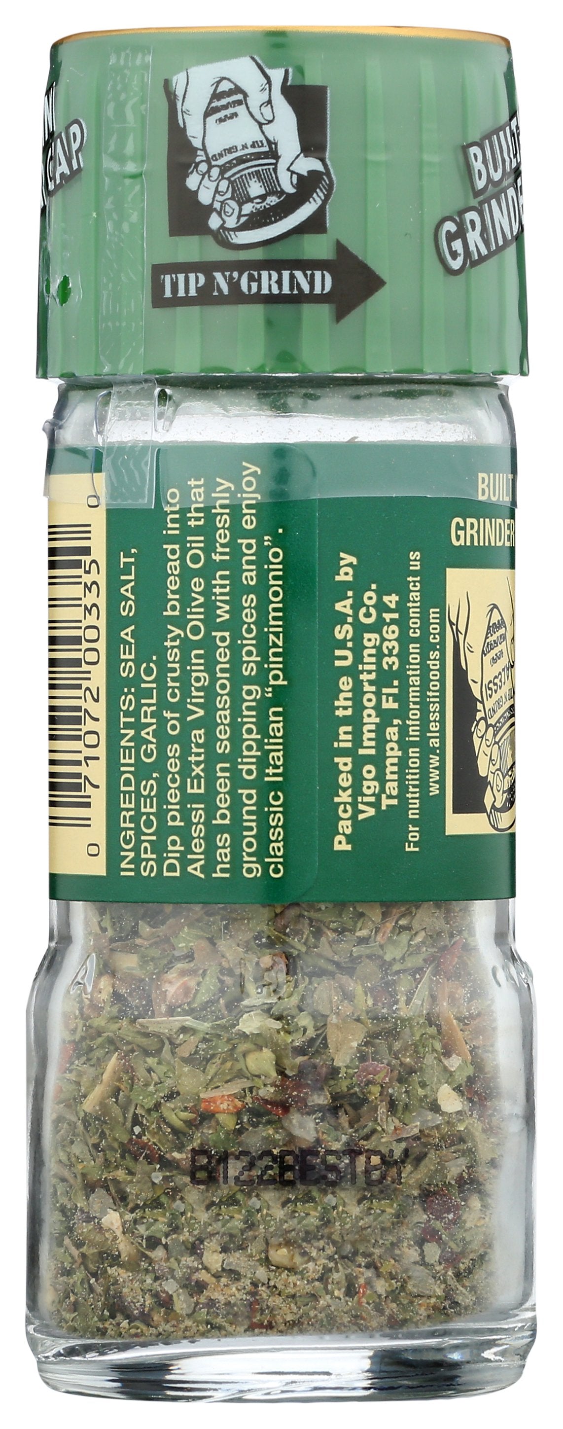 ALESSI GRINDER DIPPING SPICES - Case of 6