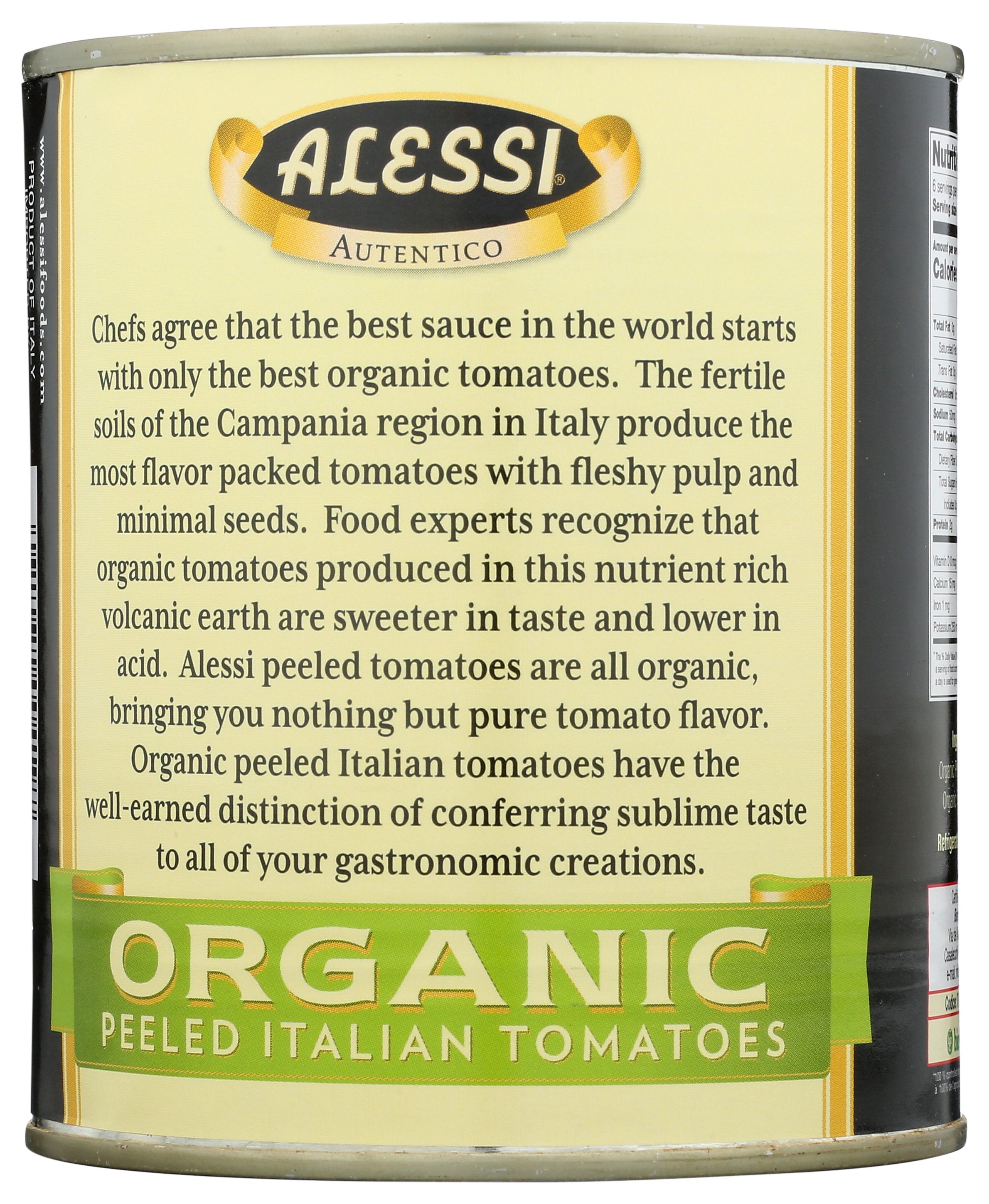 ALESSI TOMATO PELLED ORG - Case of 12