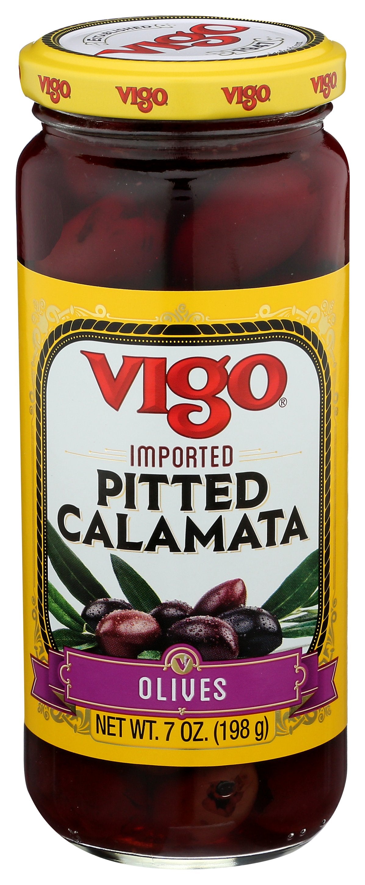 VIGO OLIVE CALAMATA PITTED - Case of 6