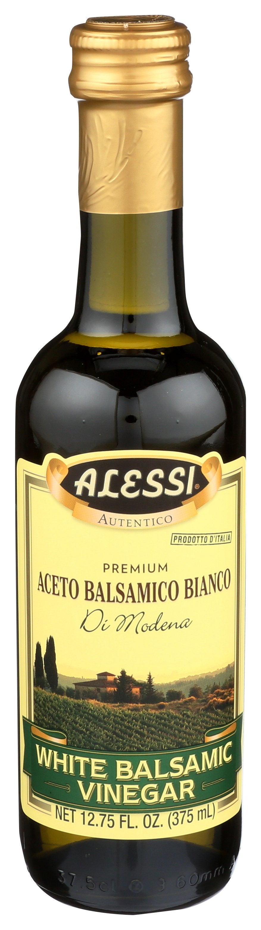 ALESSI VINEGAR BALSAMIC WHITE - Case of 6 [ALESSI - WHITE BALSAMIC VINEGAR - 12.75 FLUID OUNCE - 12.75 OZ]