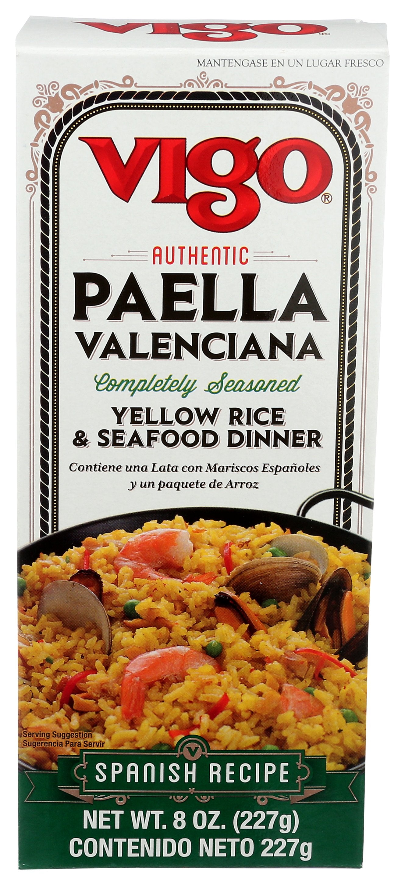 VIGO RICE MIX PAELLA YLLW SEAFD - Case of 12