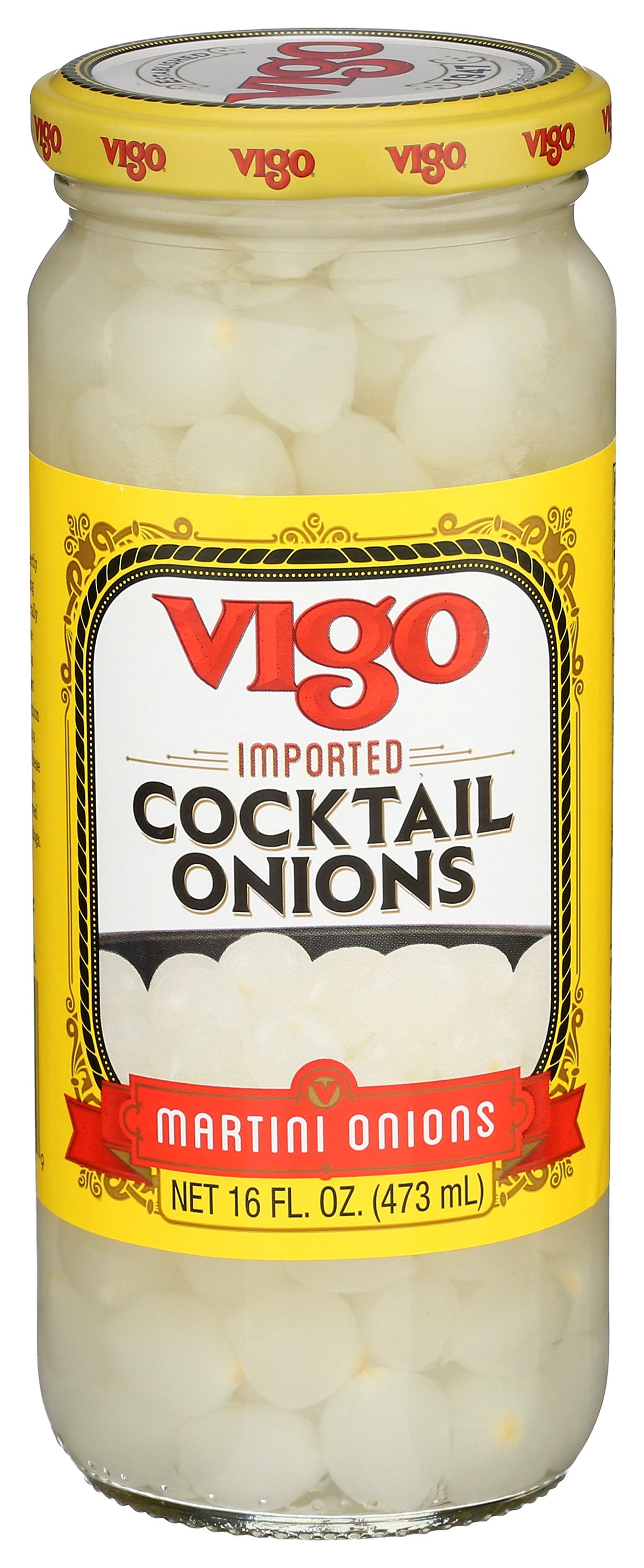 VIGO ONIONS PICKLED COCKTAIL - Case of 12