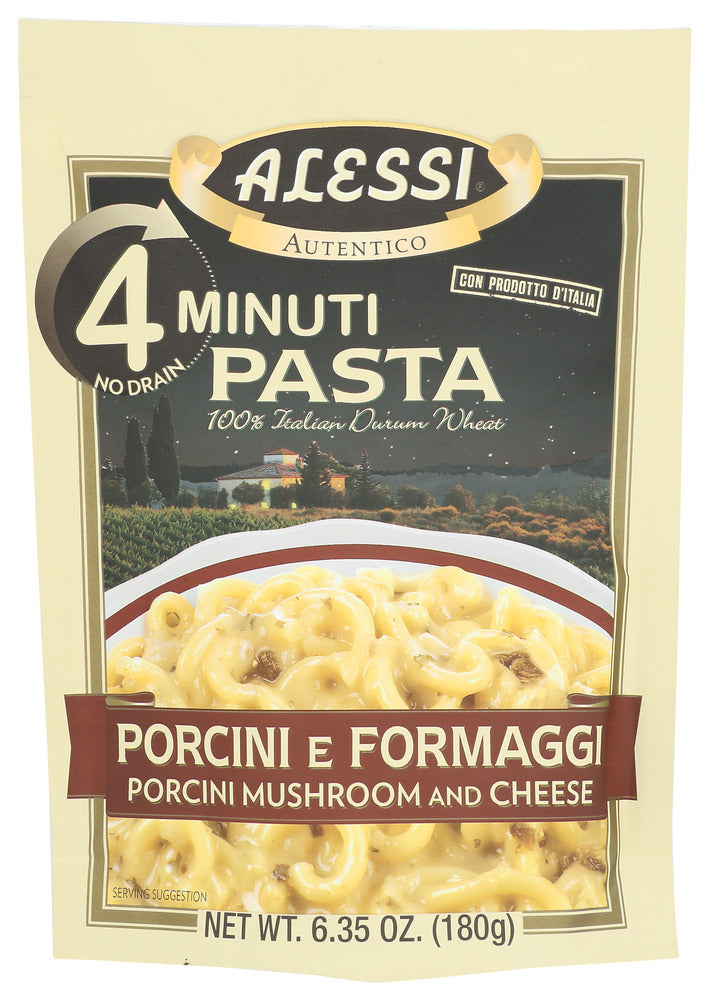 Alessi Pasta Porcini Mushroom & Cheese - Case of 6 - 6.35 oz