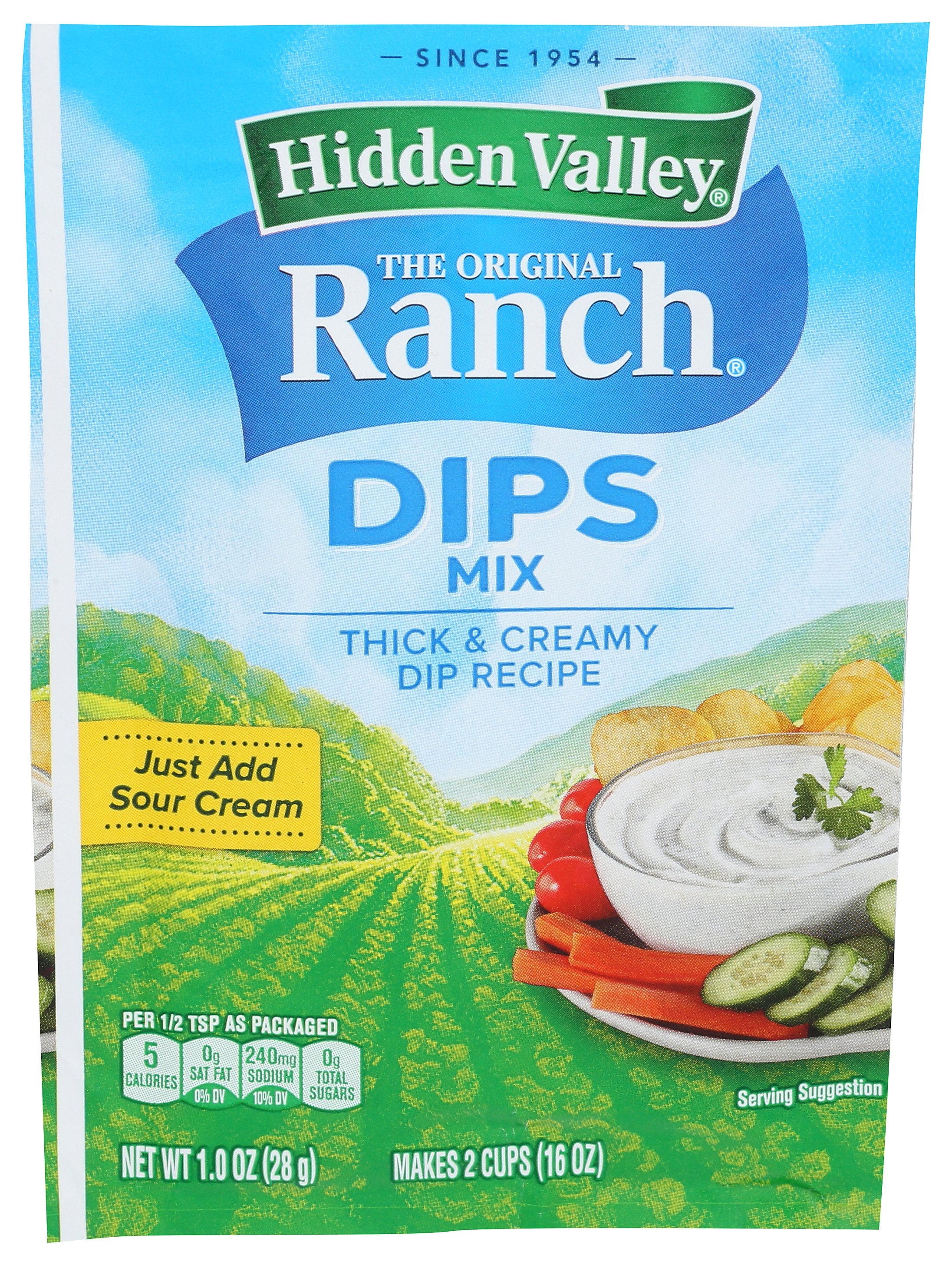 HIDDEN VALLEY RANCH DIP MIX RANCH HIDVL ORIG - Case of 24