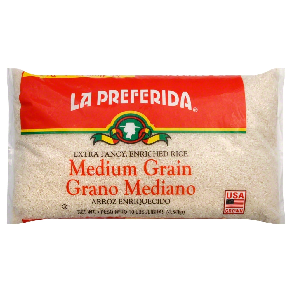 La Preferida Rice Medium Grain - Count of 4 - 10lb