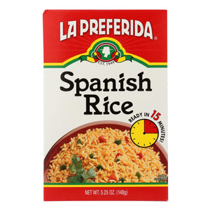 La Preferida Rice - Spanish - Case Of 9 - 5.25 Oz.