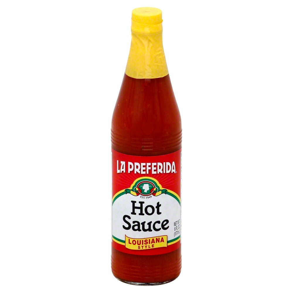 La Preferida Hot Sauce Louisiana - Case of 24 - 6 oz