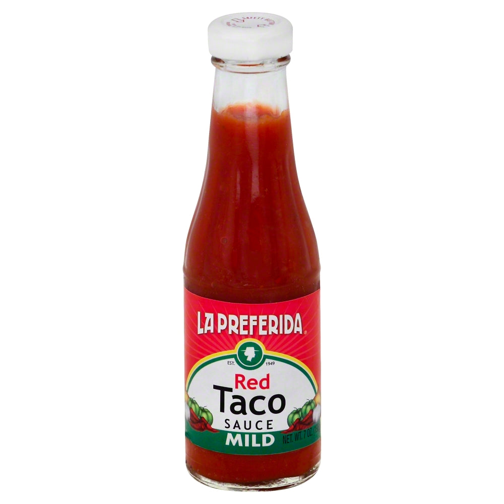 La Preferida Taco Sauce Mild Red - Case of 12 - 7 oz