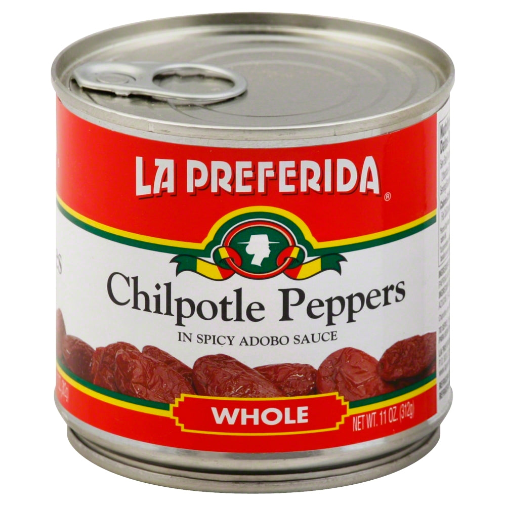 La Preferida Whole Chilpotle Peppers - Case of 12 - 11 oz
