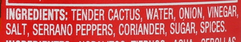 LA PREFERIDA NOPALITOS - Case of 12