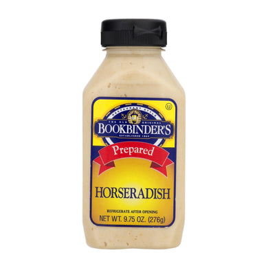 Bookbinder's - Horseradish - Prepared - Case Of 9 - 9.75 Oz.