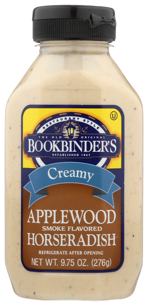 Bookbinders Horseradish Applewood Smoke Flavored - Case of 9 - 9.75 oz