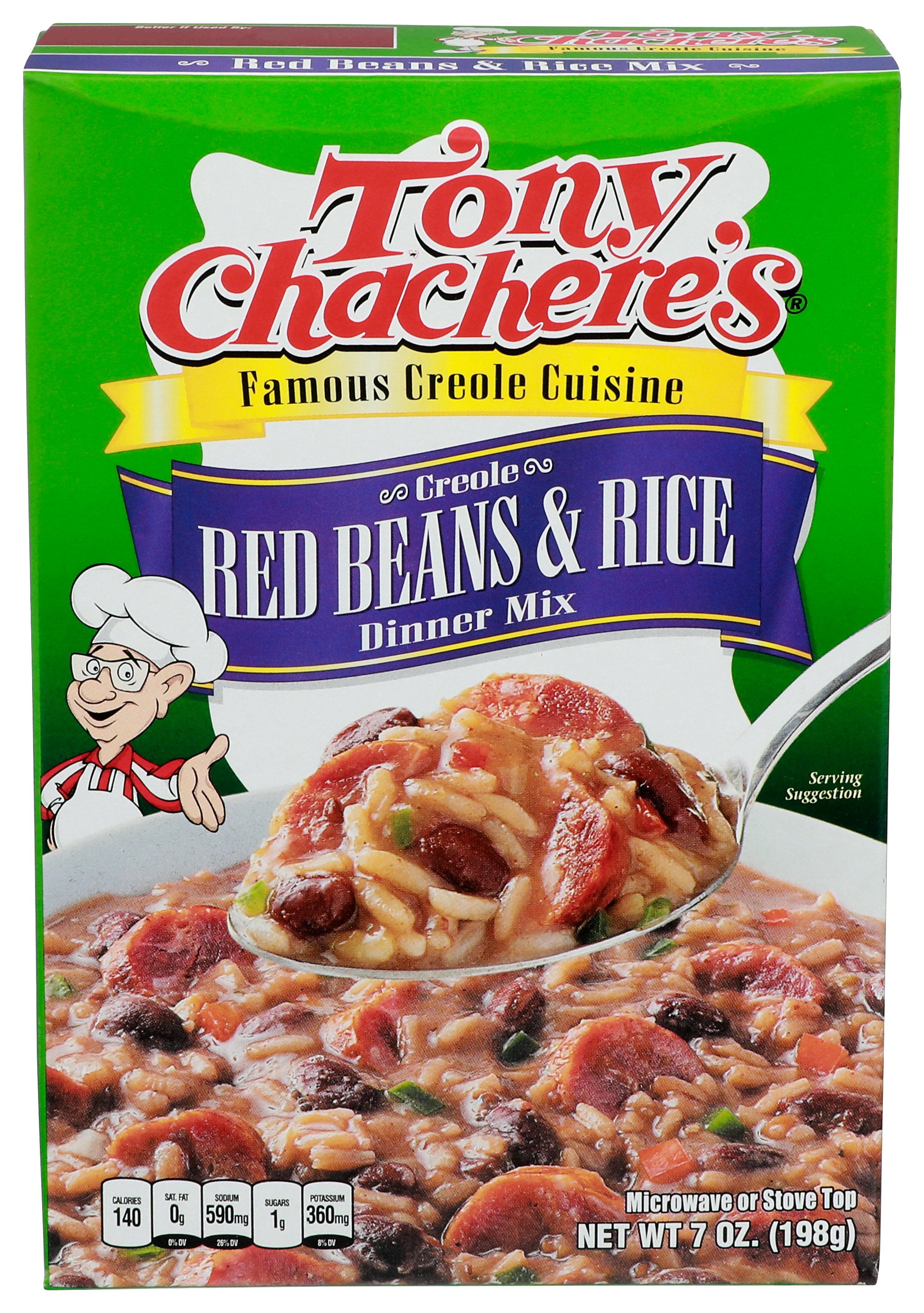 TONY CHACHERES RICE DNR RED BEAN & RCE - Case of 12
