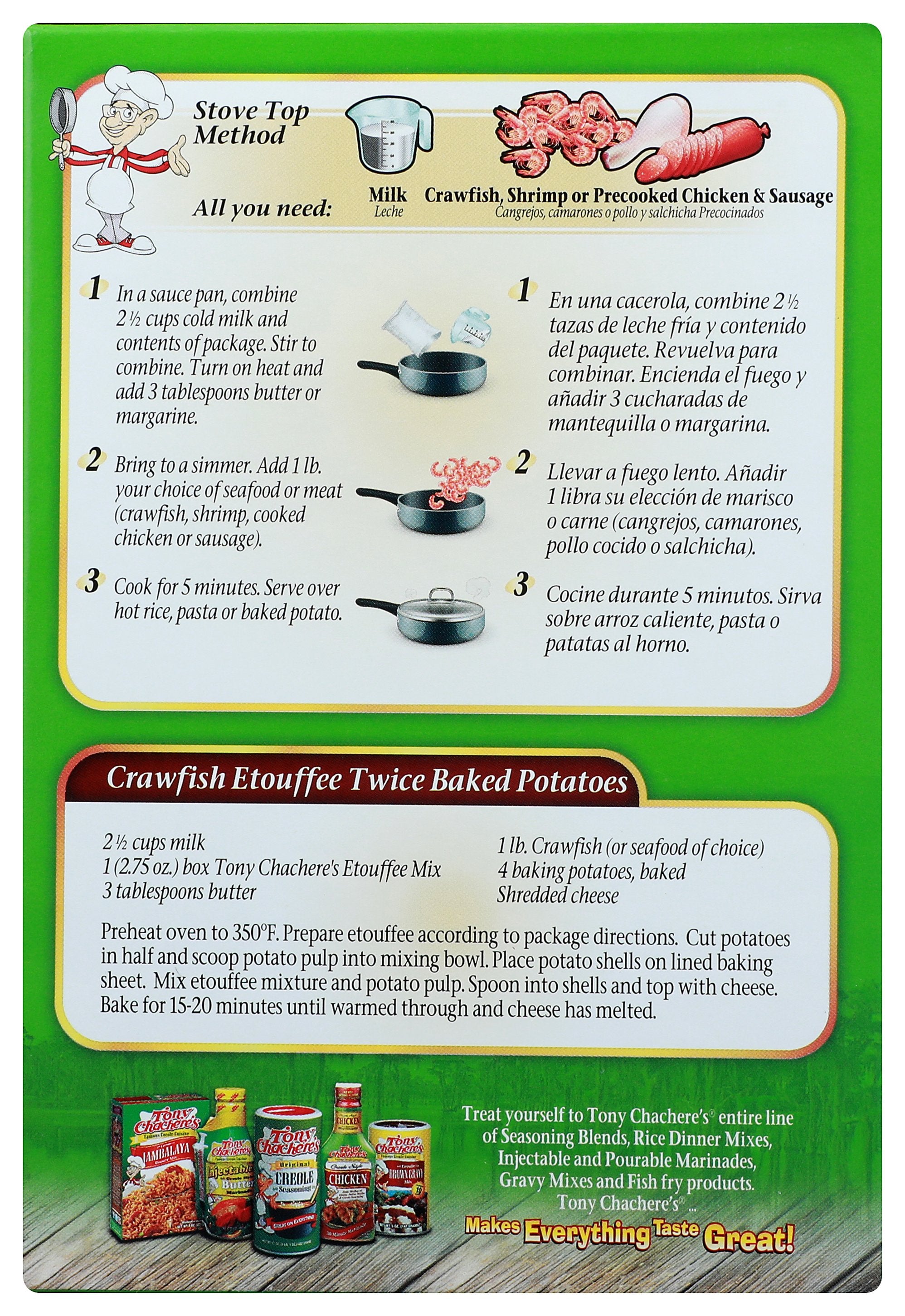 TONY CHACHERES BASE ETOUFFEE CREOLE - Case of 12