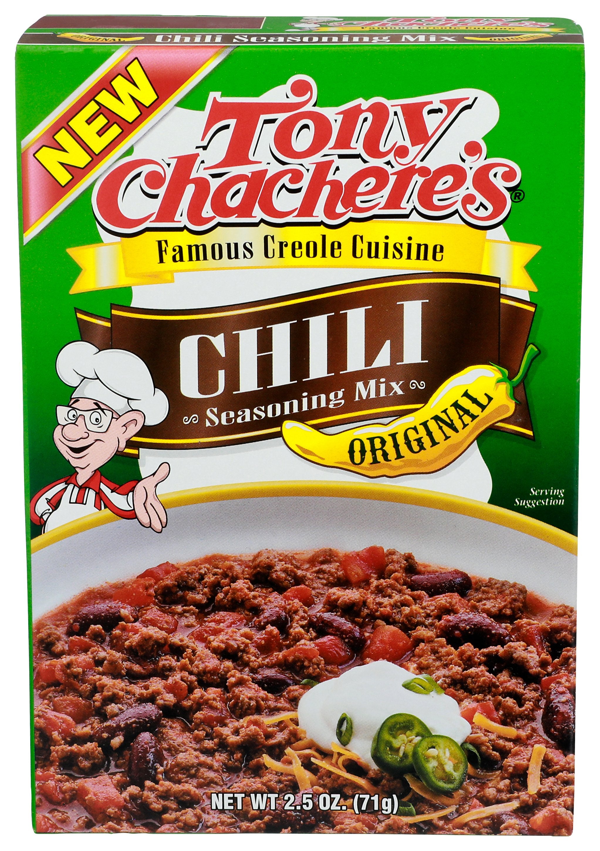 TONY CHACHERES MIX CHILI ORGINIAL - Case of 12
