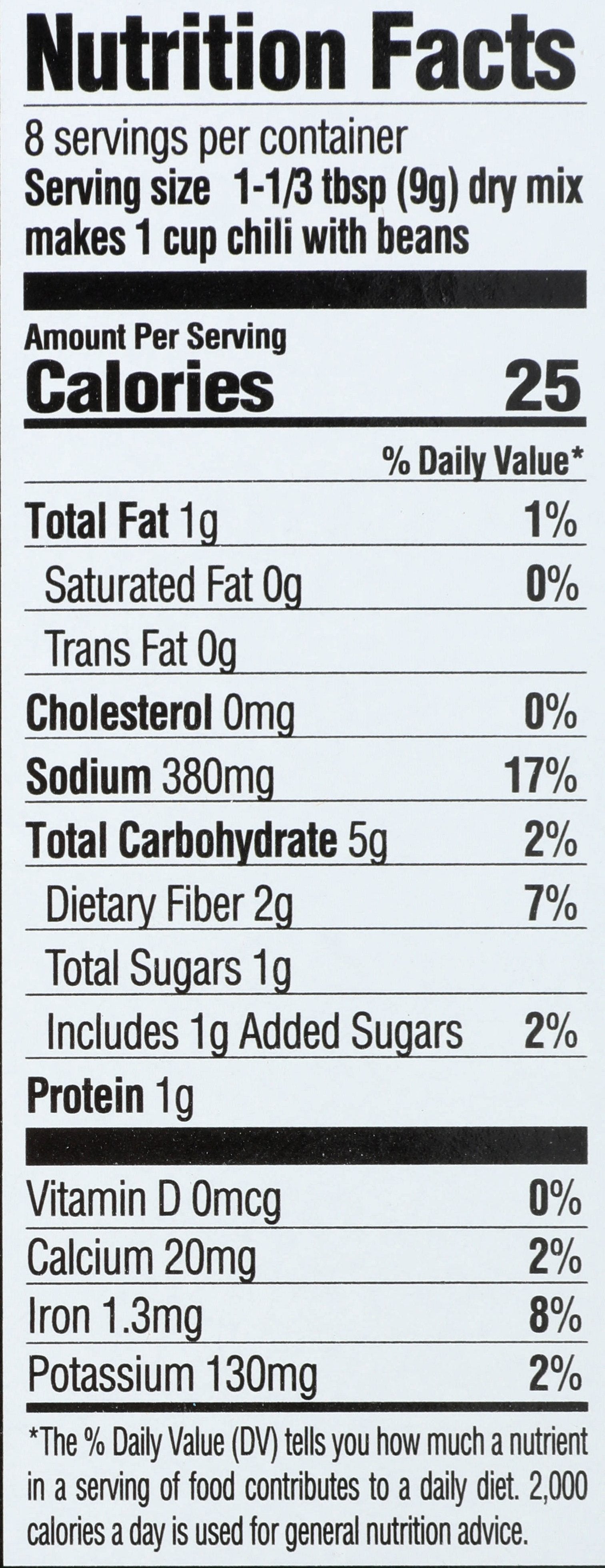 TONY CHACHERES MIX MILD CHILI - Case of 12