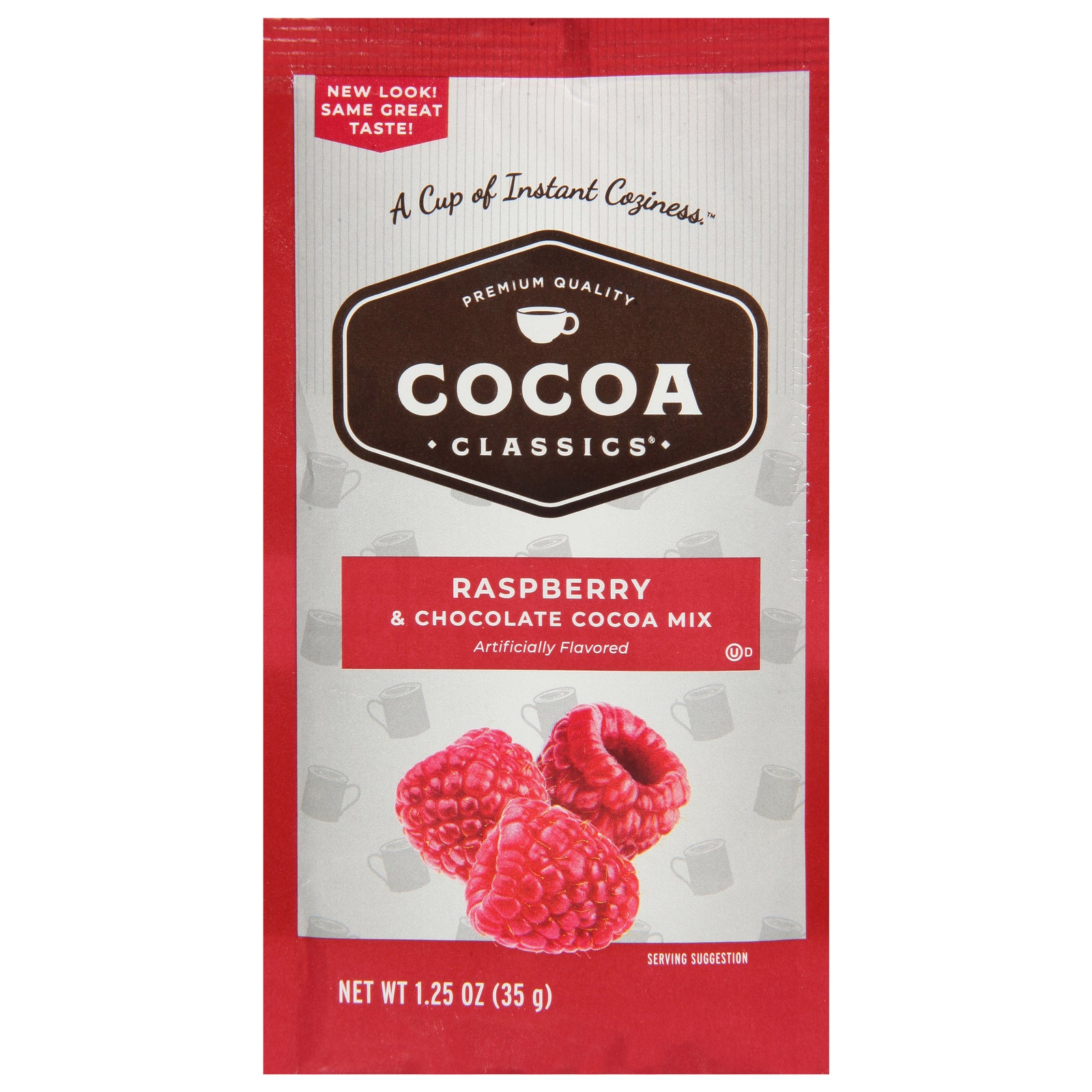 Cocoa Classics - Cocoa Packet Choc Raspbry - CS of 12-1.25 OZ