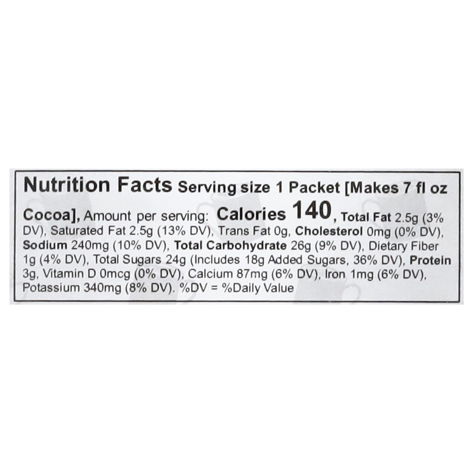 Cocoa Classics - Cocoa Packet Choc Raspbry - CS of 12-1.25 OZ
