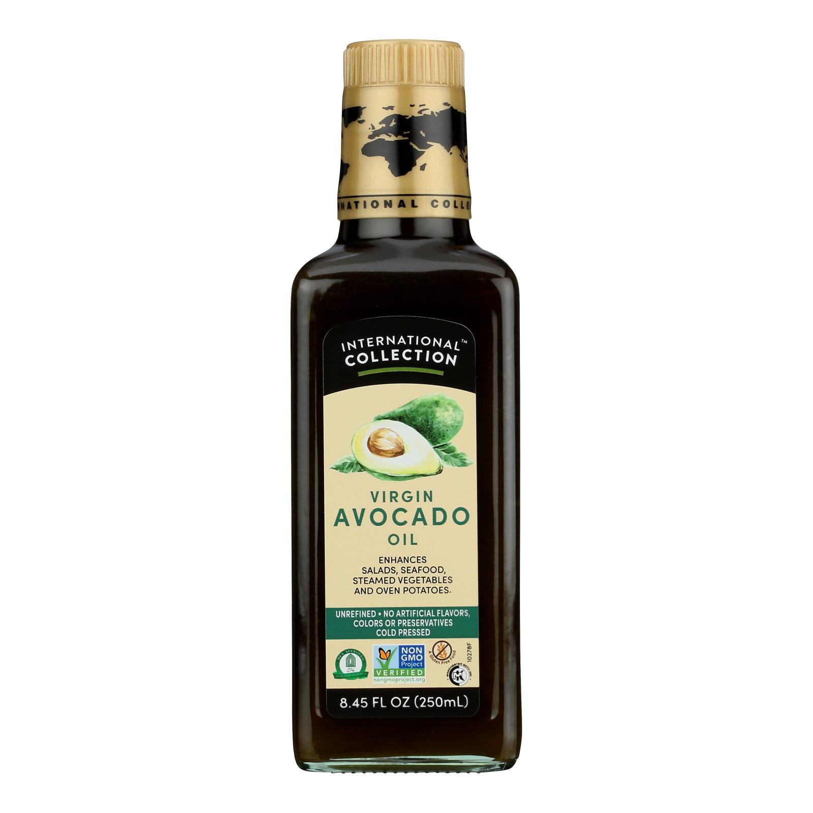 International Collection Avocado Oil - Virgin - Case Of 6 - 8.45 Fl Oz.