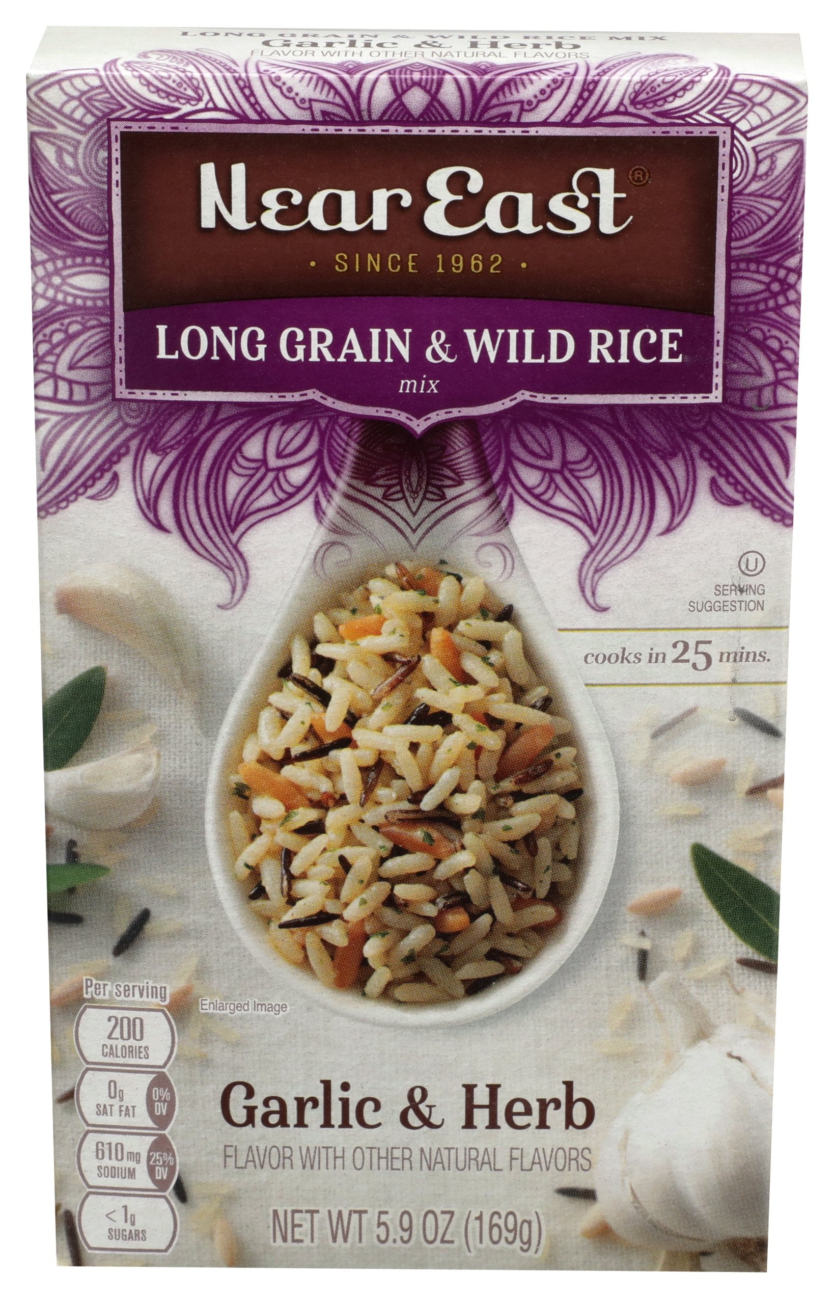 NEAR EAST RICE MIX LGRAIN WLD GARLIC