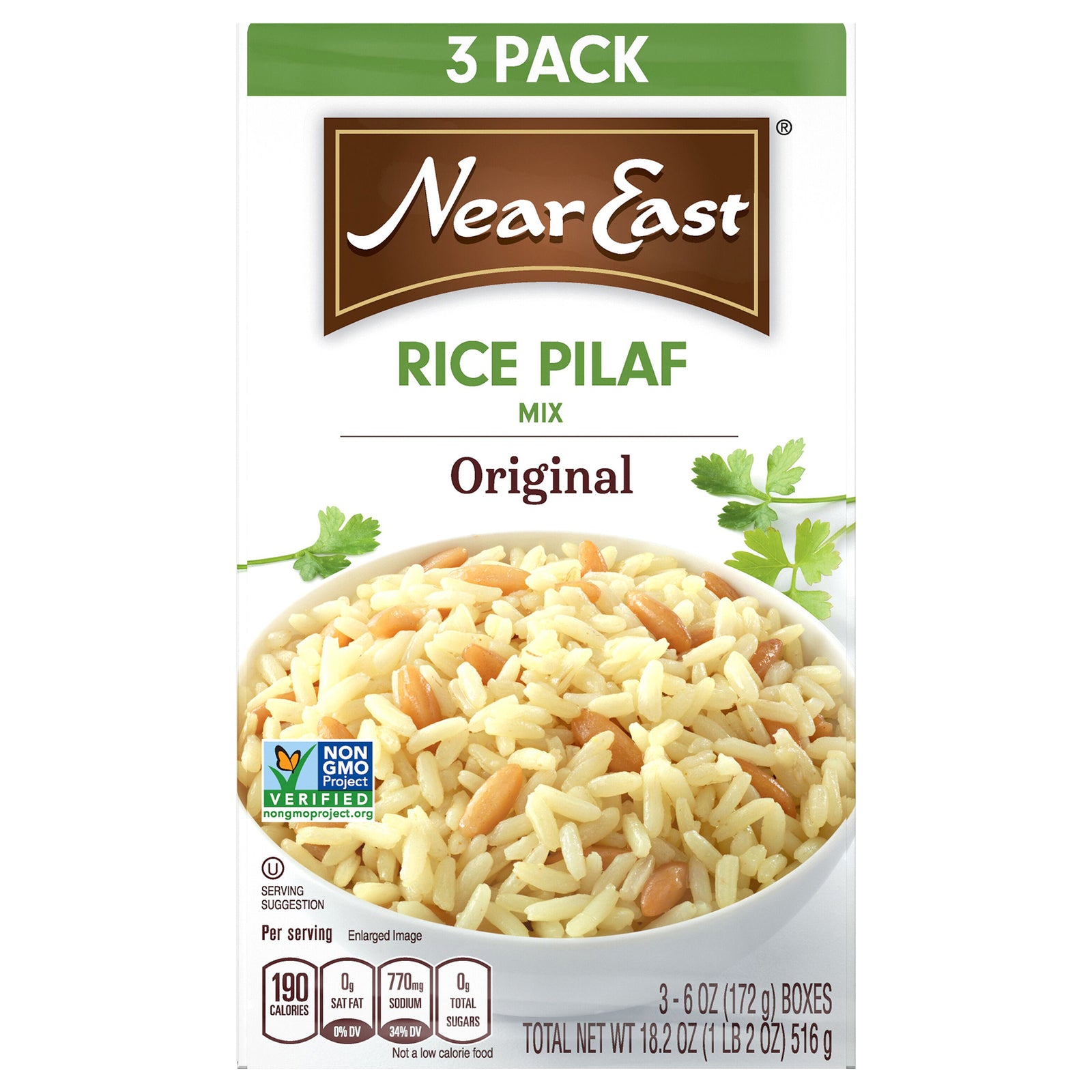 Near East - Rice Pilaf Mix Original 3 Pack - Case of 4-3/6.09 Z