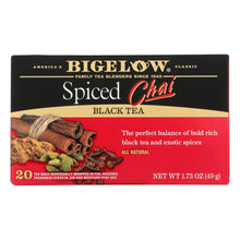 Load image into Gallery viewer, Bigelow Tea Black Tea - Spiced Chai - Case Of 6 - 20 Bag
